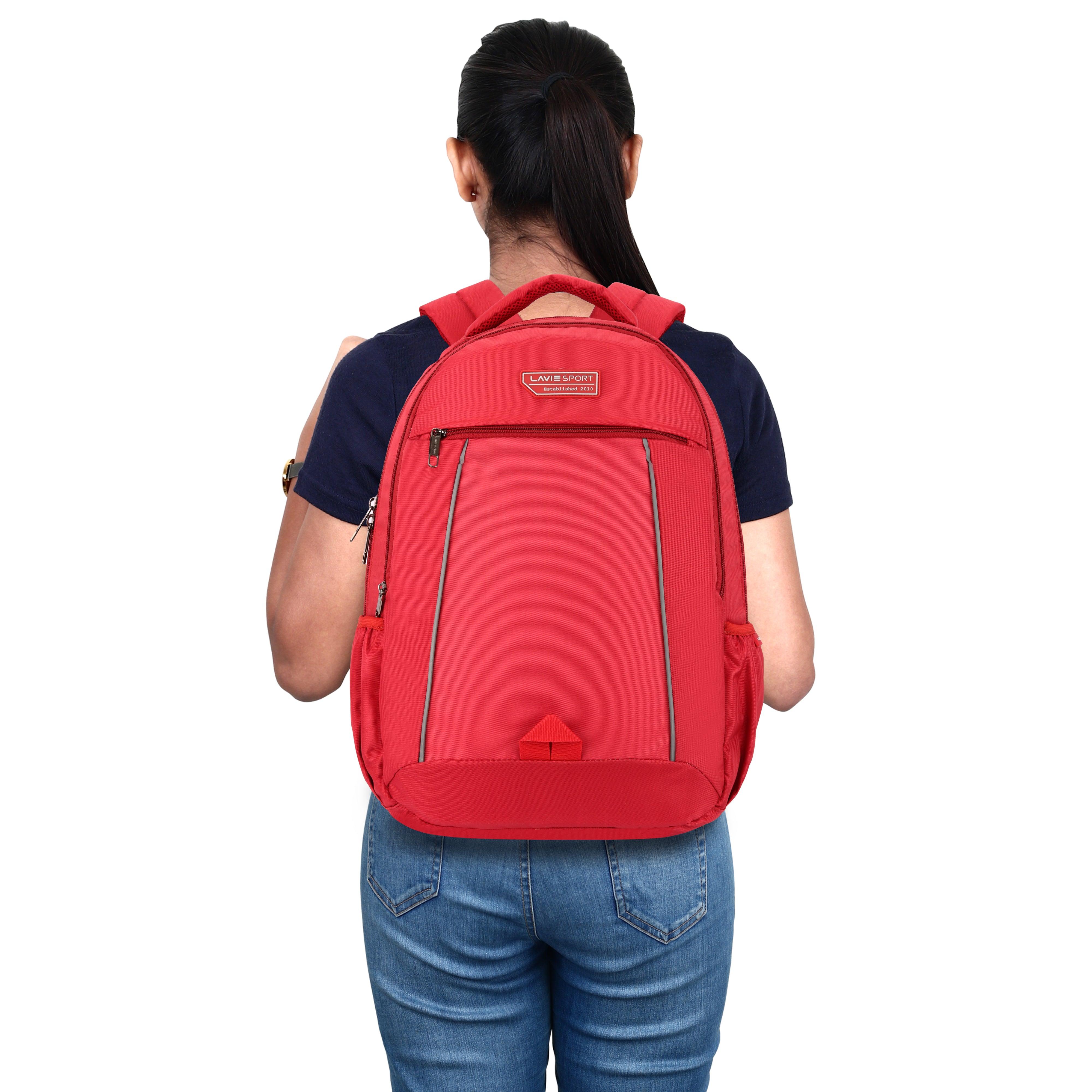 Lavie Sport Arena 28L Casual Backpack For Boys & Girls Red - Lavie World