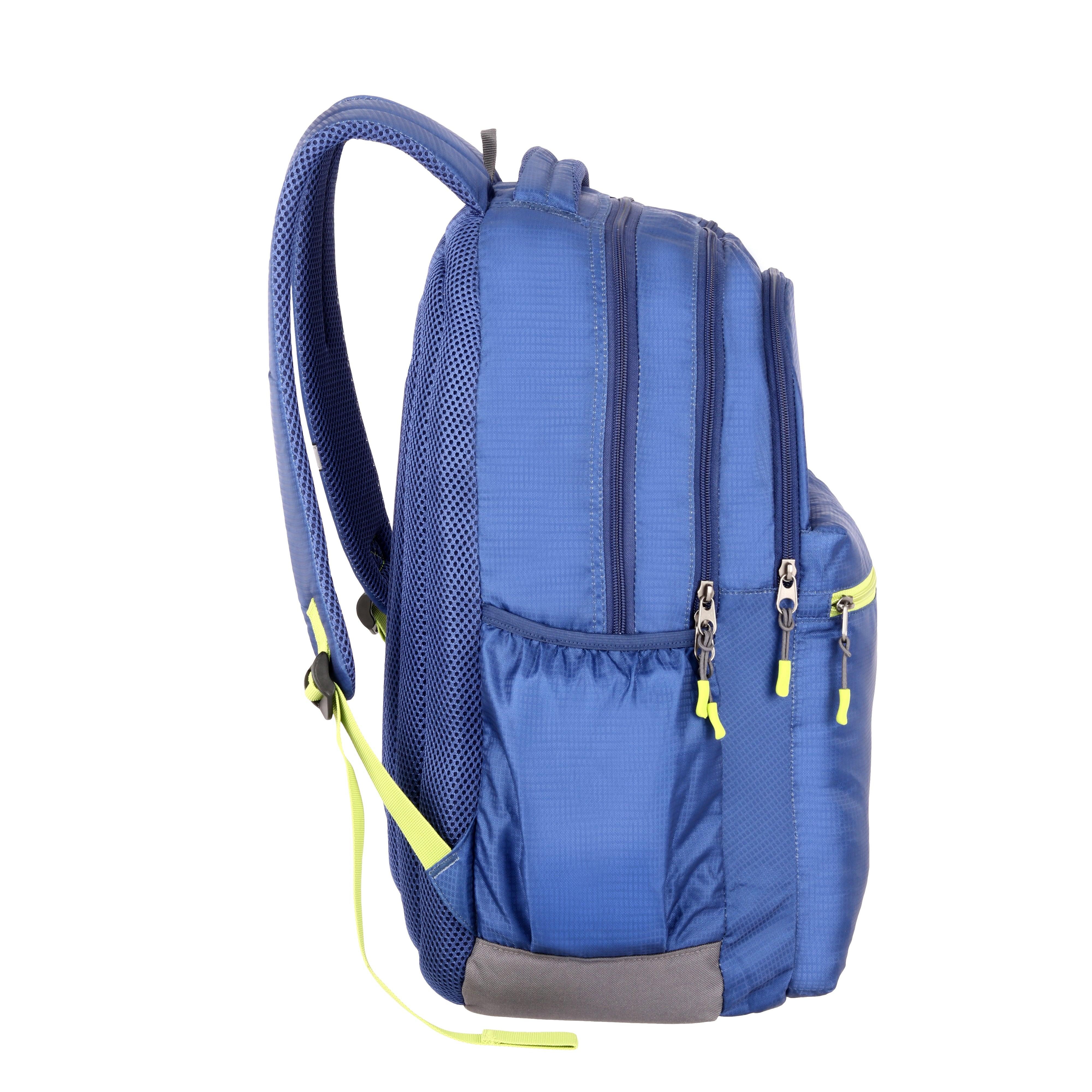 Lavie Sport Axis 31L Laptop Backpack with Raincover & Combi-lock For Men & Women|Boys & Girls Royal Blue - Lavie World