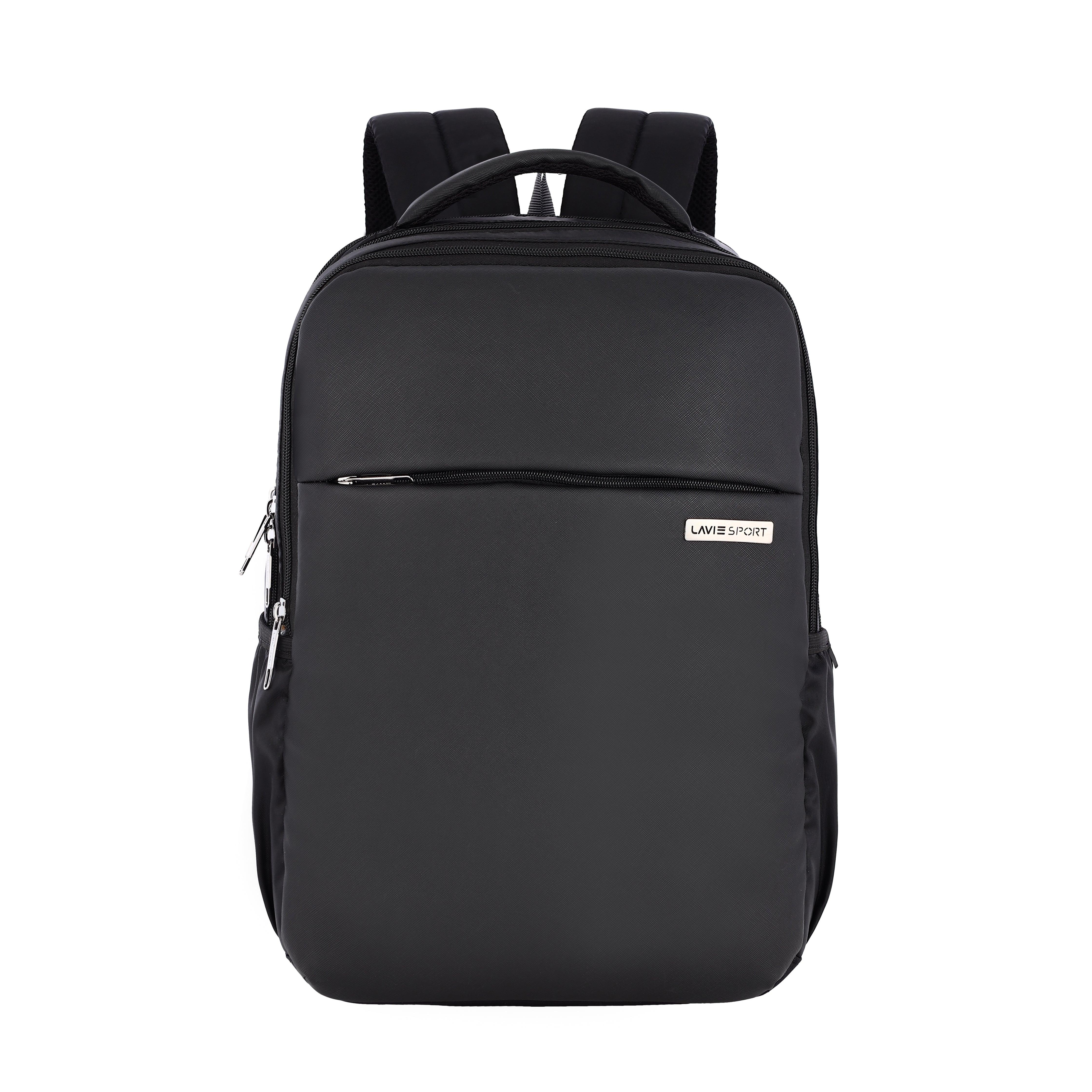 Lavie Sport Prodigy NV 22L Laptop Backpack For Men & Women Black - Lavie World