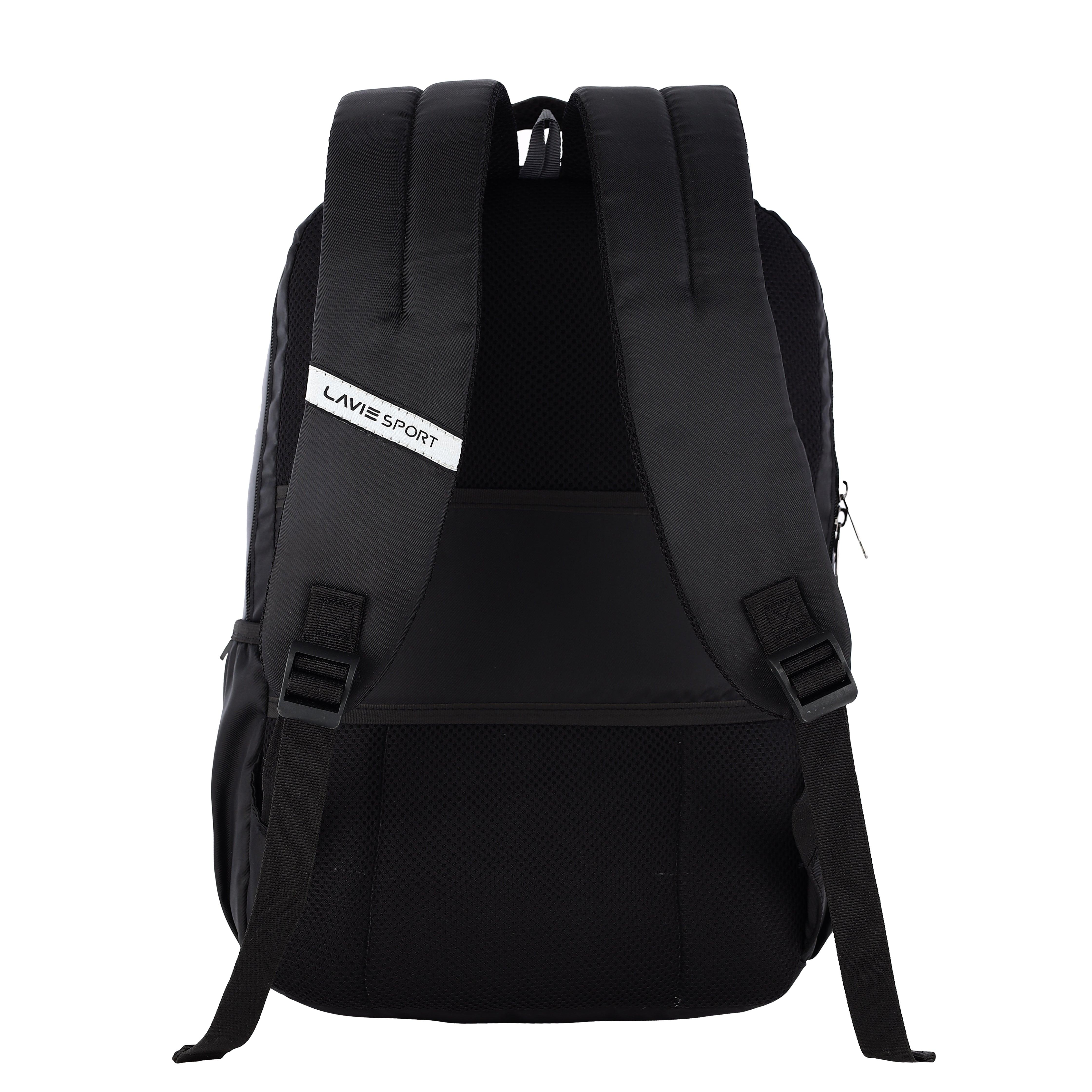 Lavie Sport Prodigy NV 22L Laptop Backpack For Men & Women Black - Lavie World