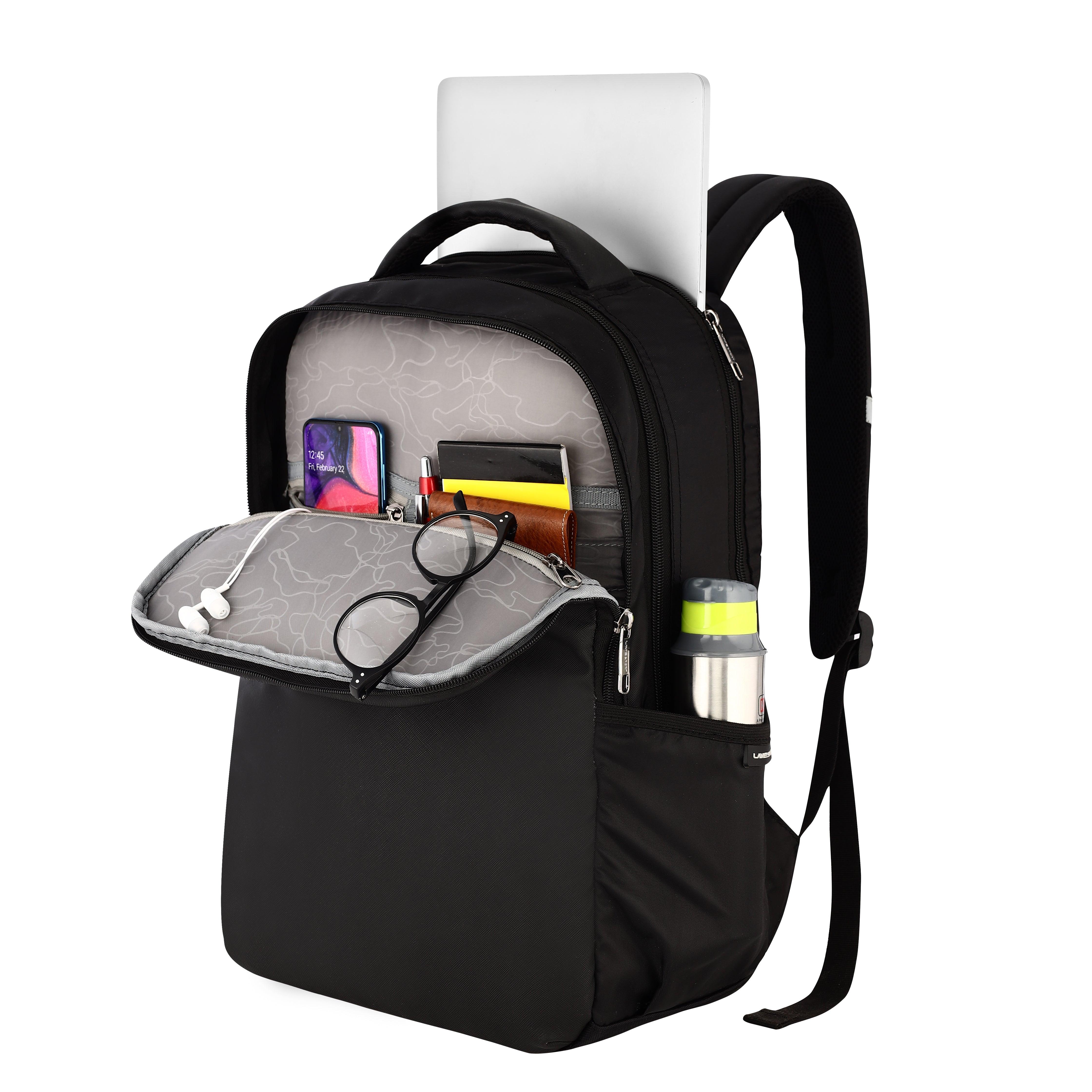 Lavie Sport Prodigy NV 22L Laptop Backpack For Men & Women Black - Lavie World