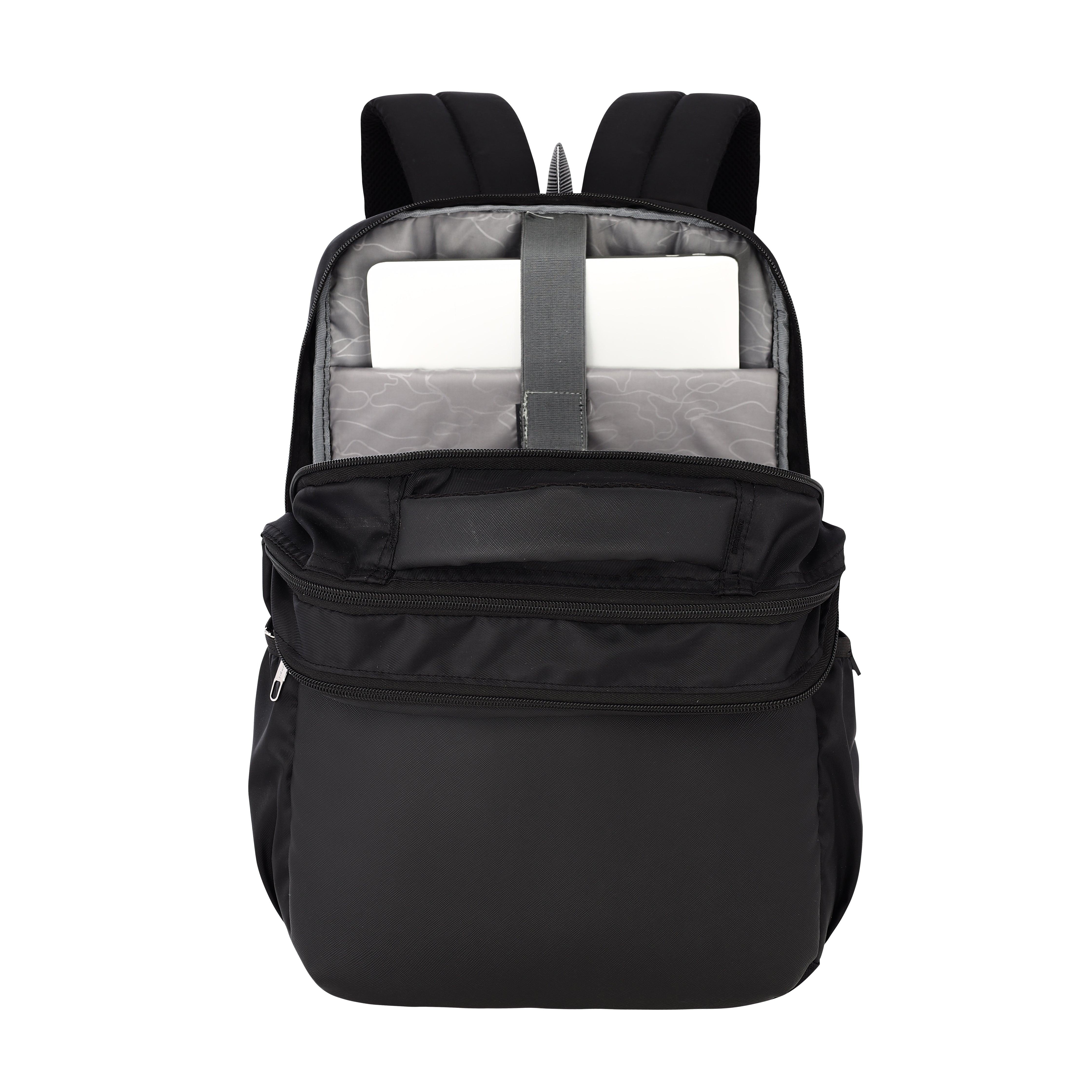 Lavie Sport Prodigy NV 22L Laptop Backpack For Men & Women Black - Lavie World