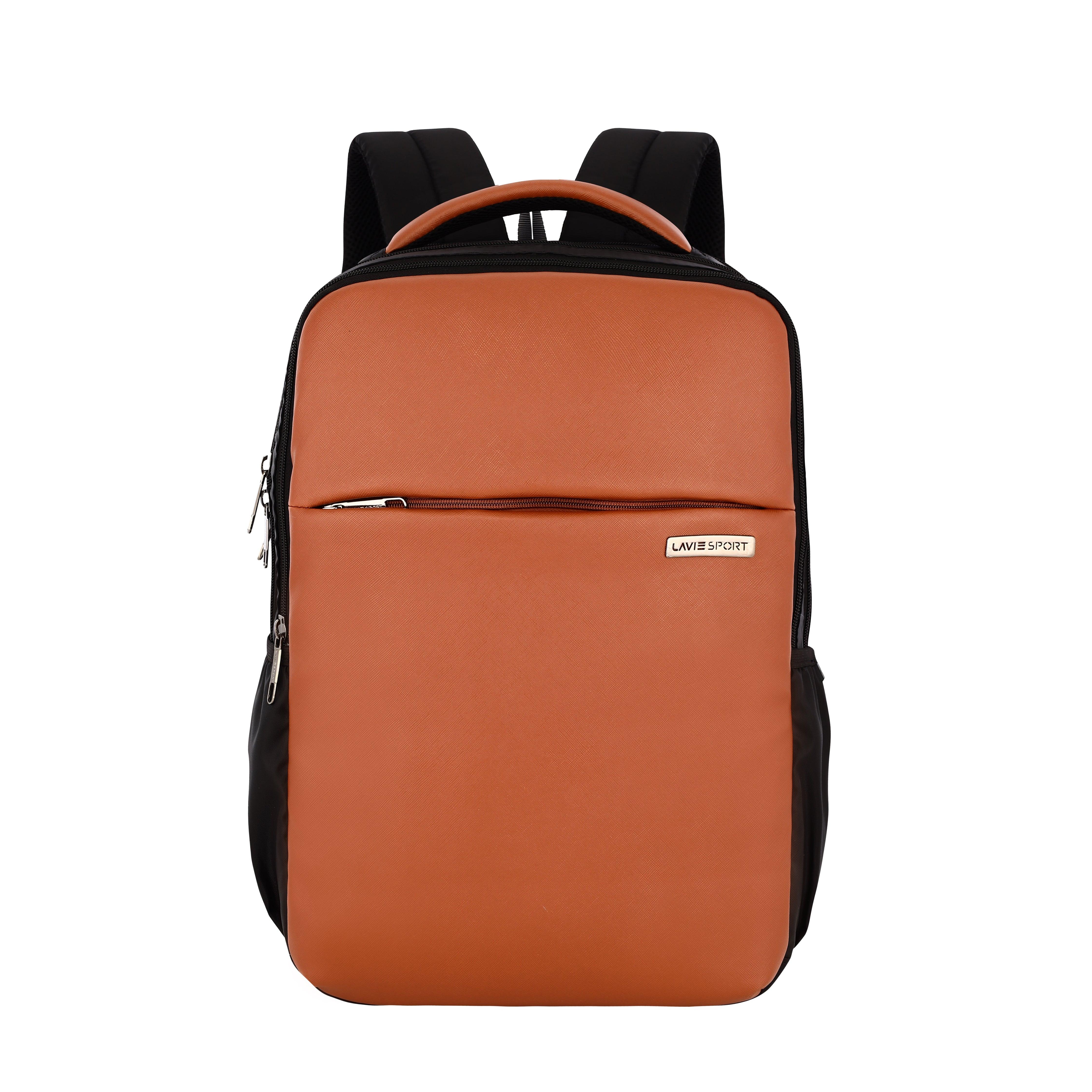 Lavie Sport Prodigy NV 22L Laptop Backpack For Men Women Tan