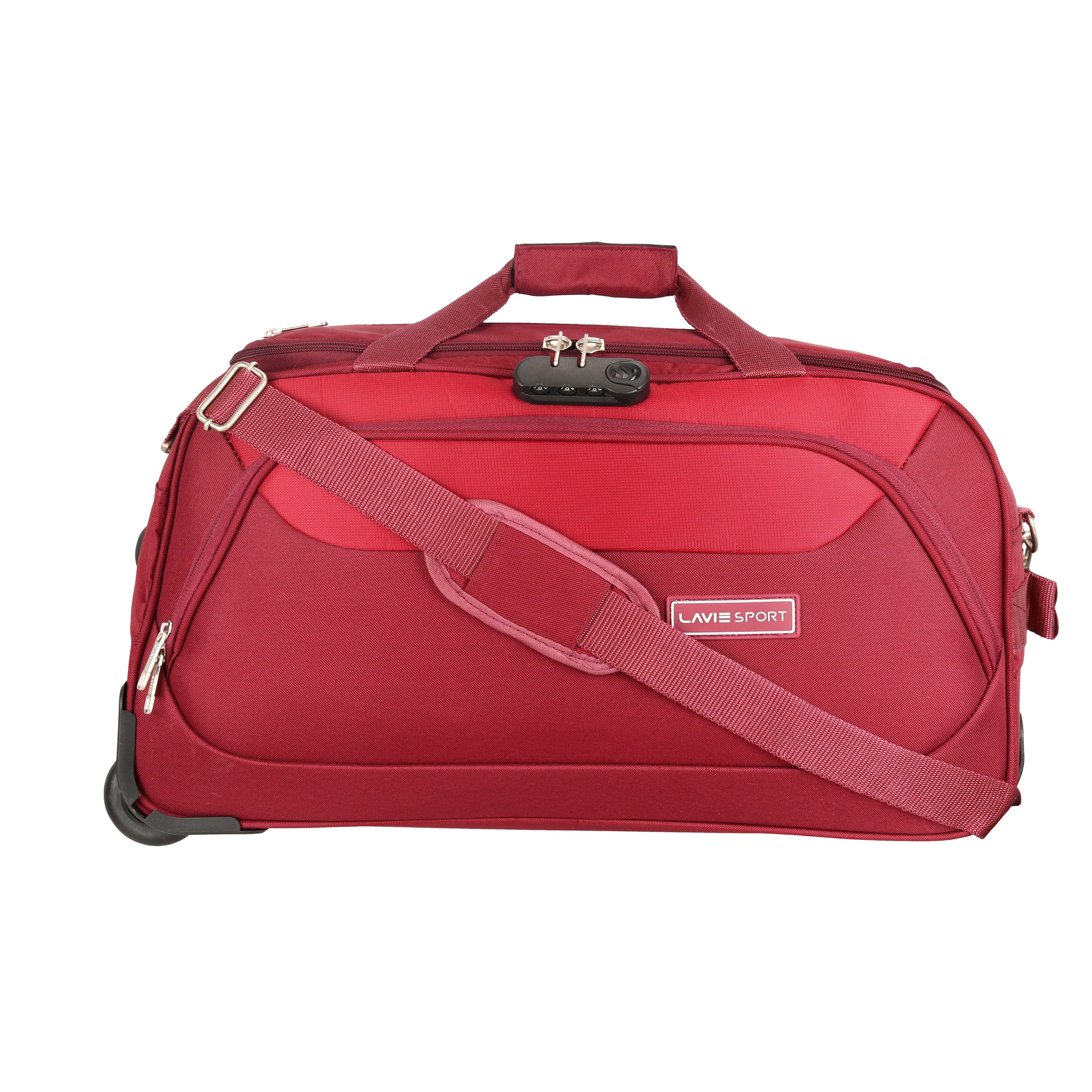 Lavie_Sport_57_cms_Anti-theft_Voyage_Wheel_Duffle_Bag_|_Trolley_Bag_Maroon
