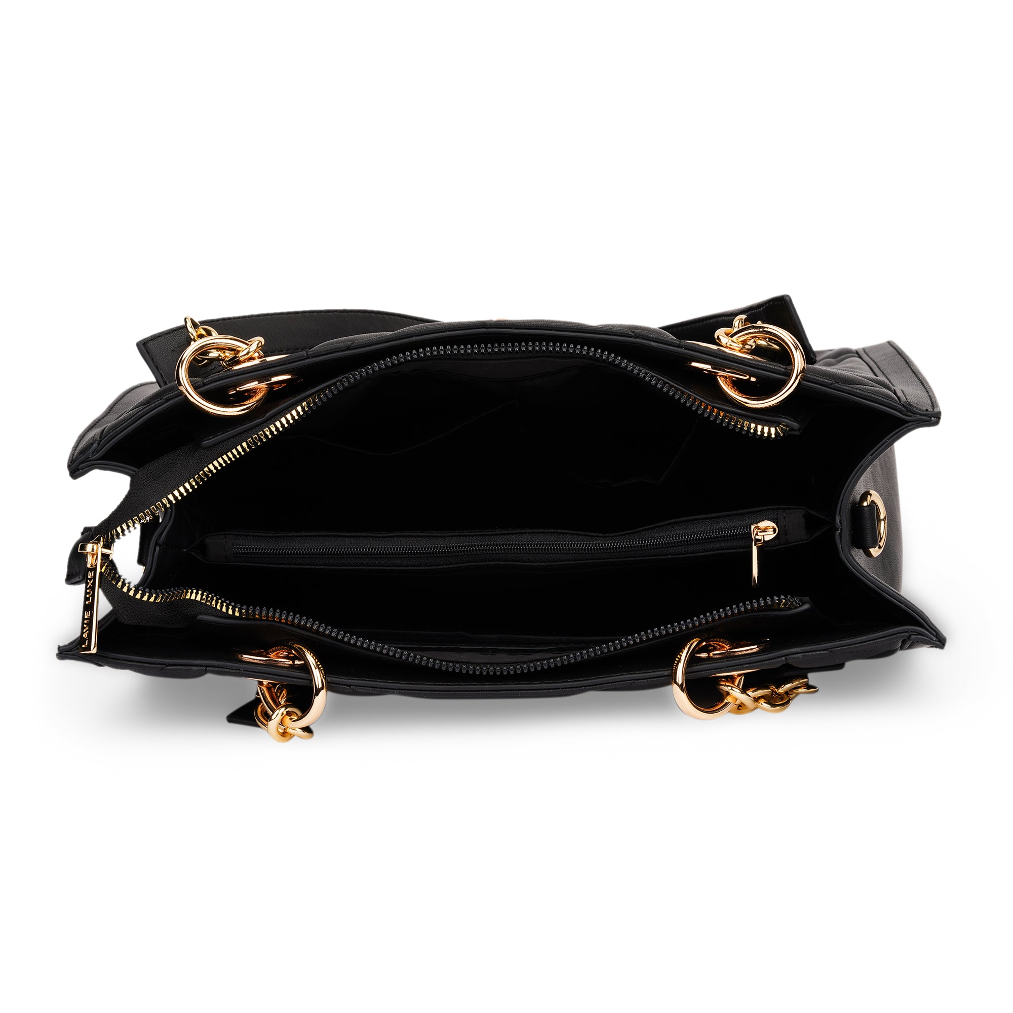 Lavie Luxe Diobox Women's Satchel Bag Large Black