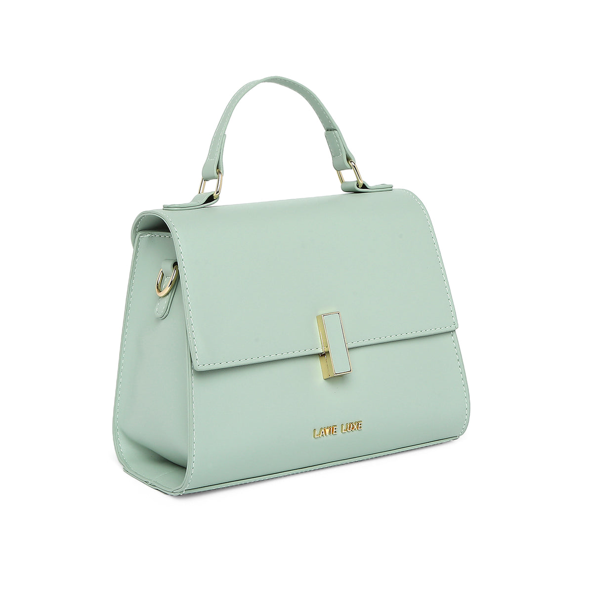 Lavie Luxe Ipsy Women's Flap Satchel Bag Medium Mint