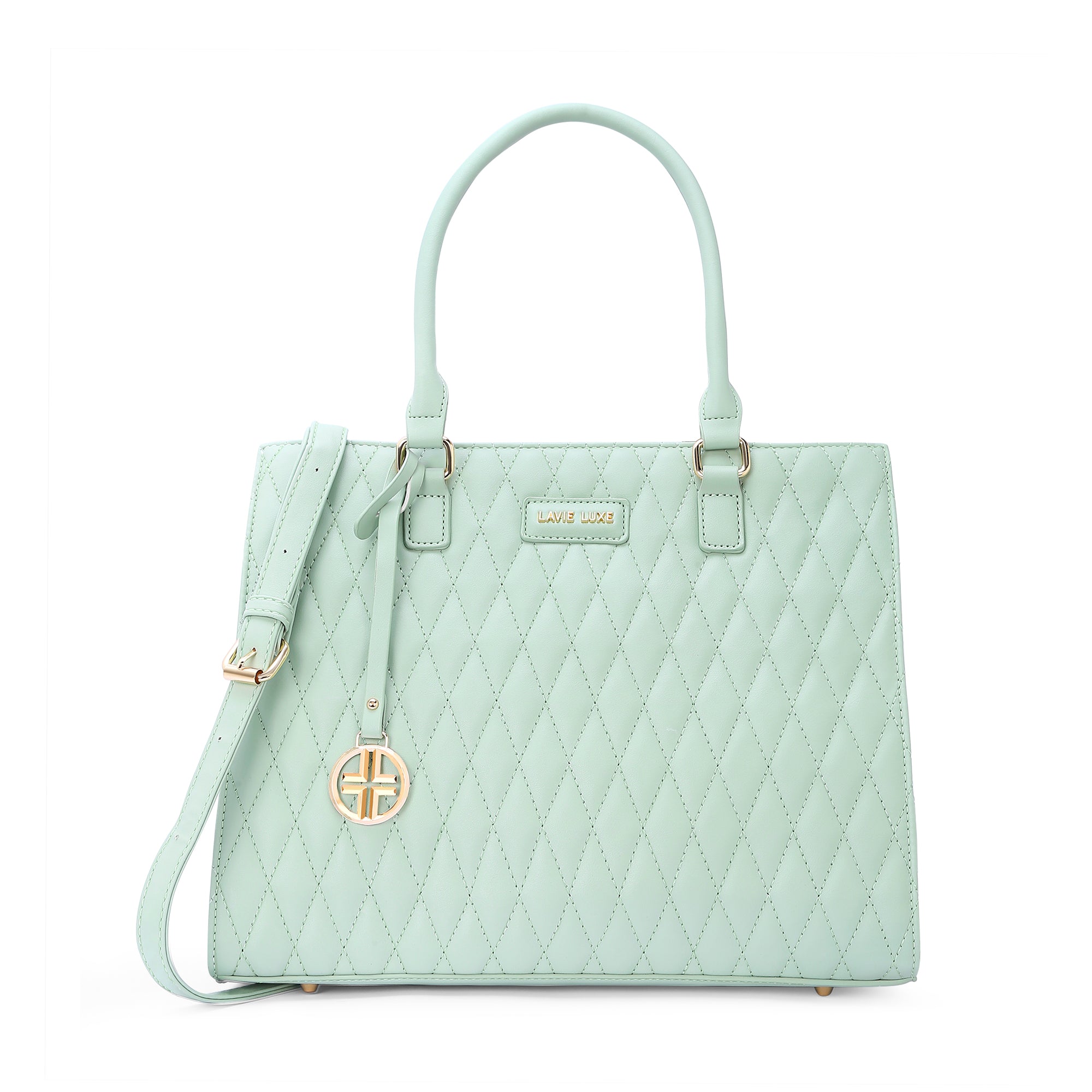 Lavie Luxe Shelqi Women's Satchel Bag Large Mint