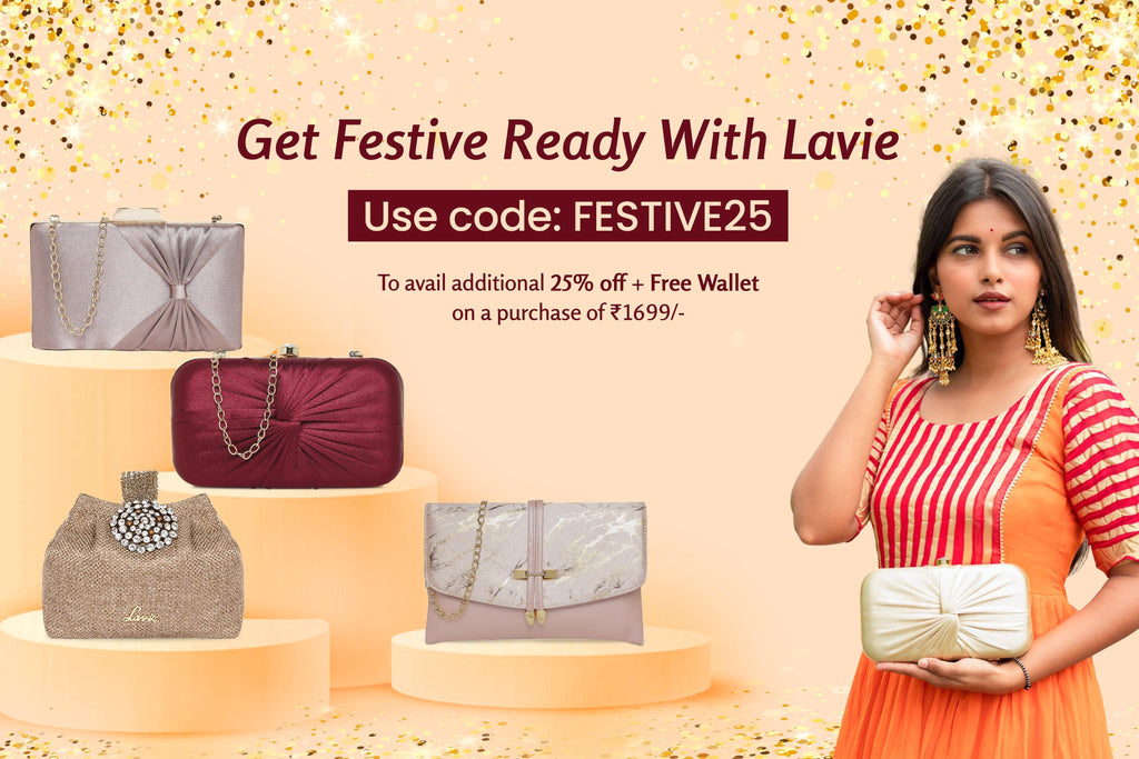 Get Ready To Celebrate Ganesh Utsav With Lavie Handbags - Lavie World