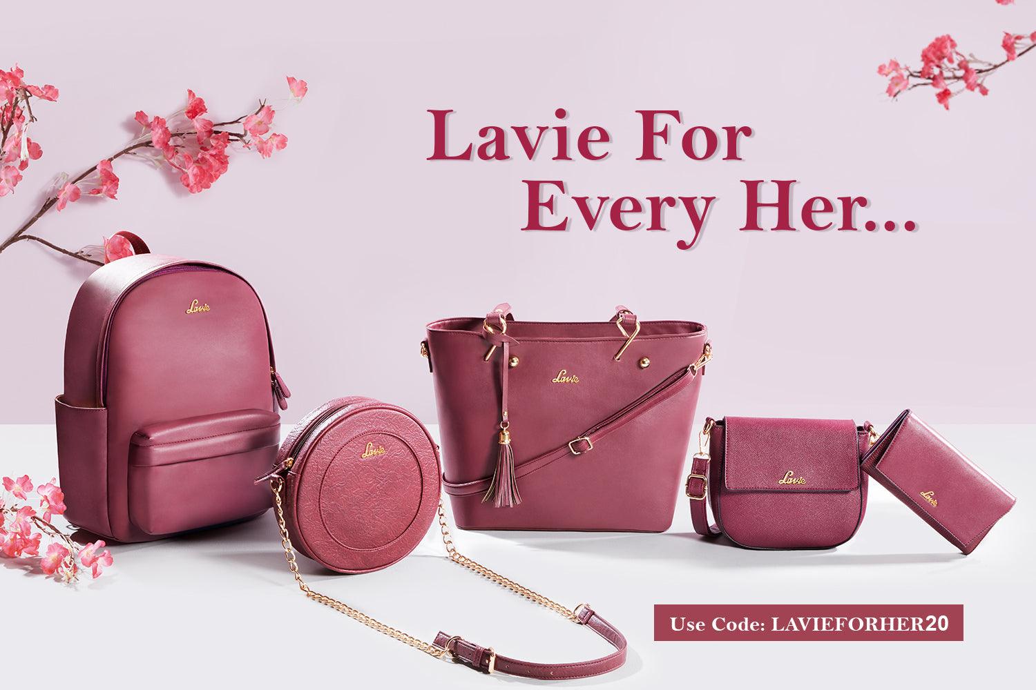 Lavie Bags & Shoes on Instagram: Make a style statement with classy  handbags that are high on features to bring out utility fashion! Comment a  feature you consider important while purchasing a