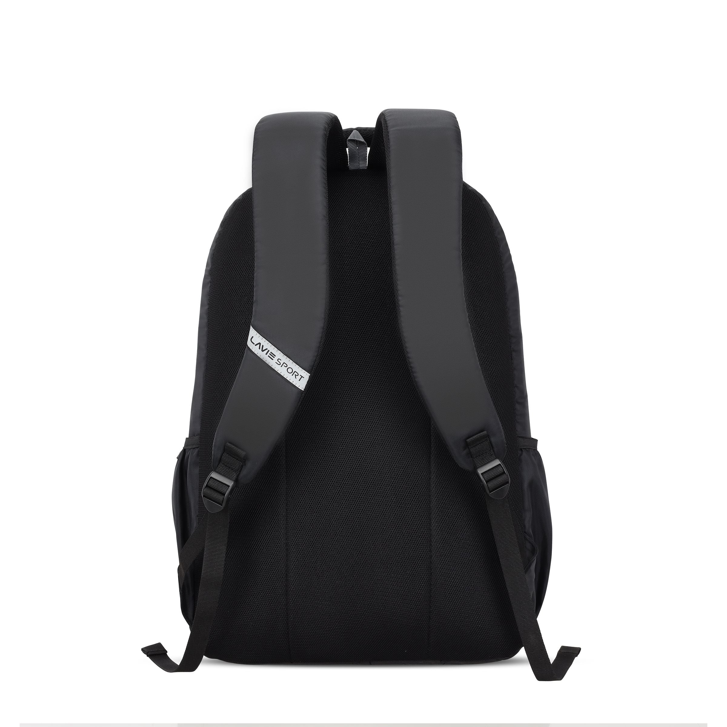 Lavie Sport Flash Backpack 46L For Men & Women |Boys & Girls (Black)