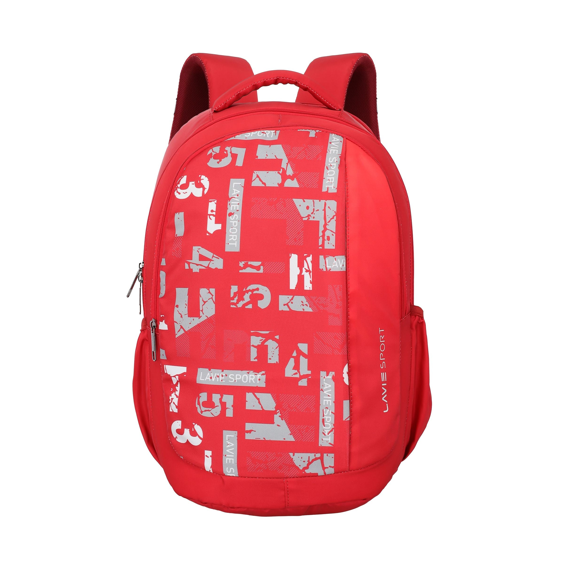 Lavie Sport Sphere Backpack 37L For Men & Women |Boys & Girls (Red)