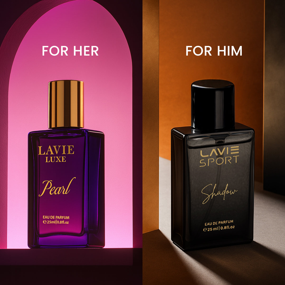 Gift Set for Men & Women | Shadow & Pearl Eau De Parfum|25ml x 2