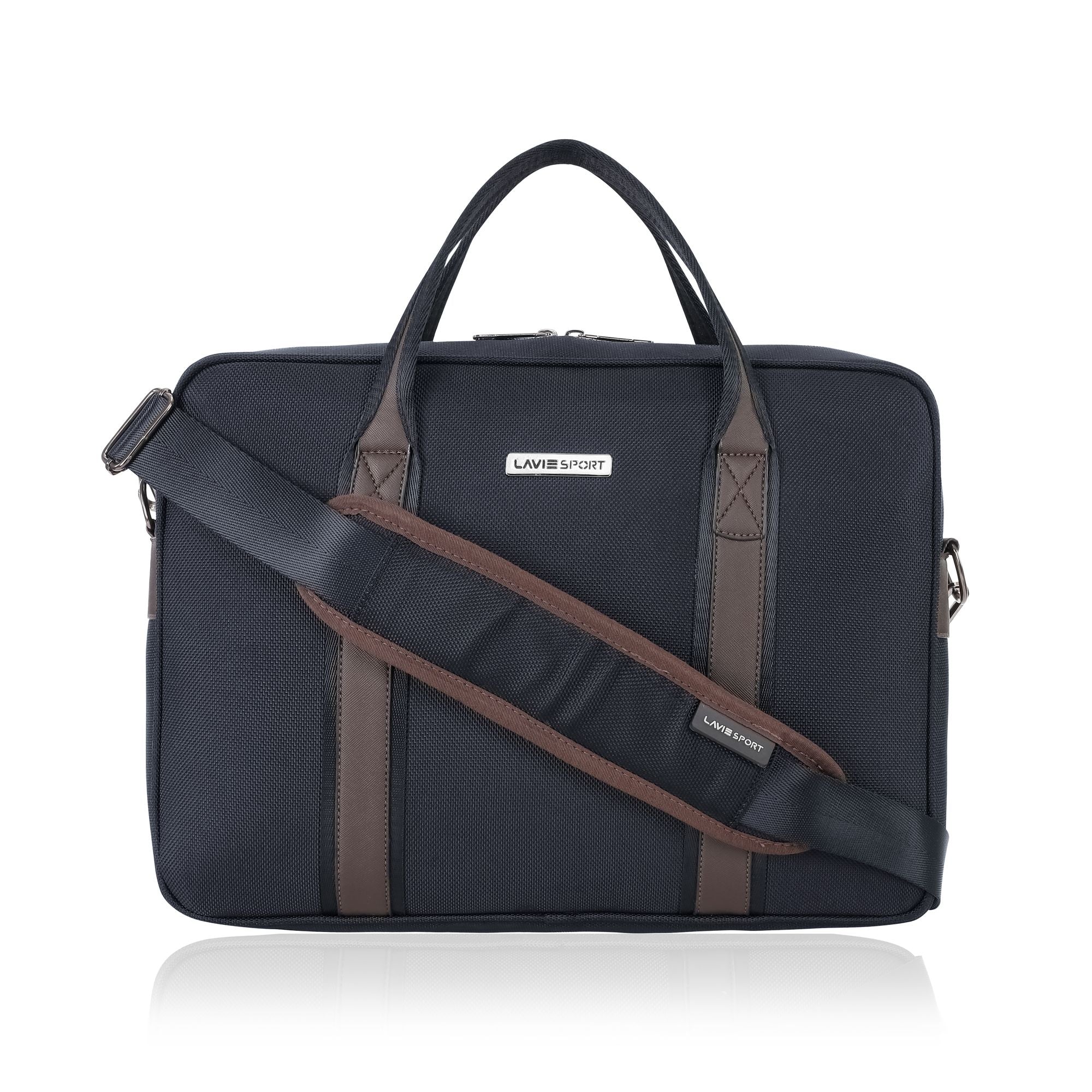 Elevate Briefcase Multifunctional Laptop Bag Charcoal Blue