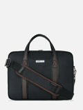 Elevate Medium Black & Choco Laptop Bag