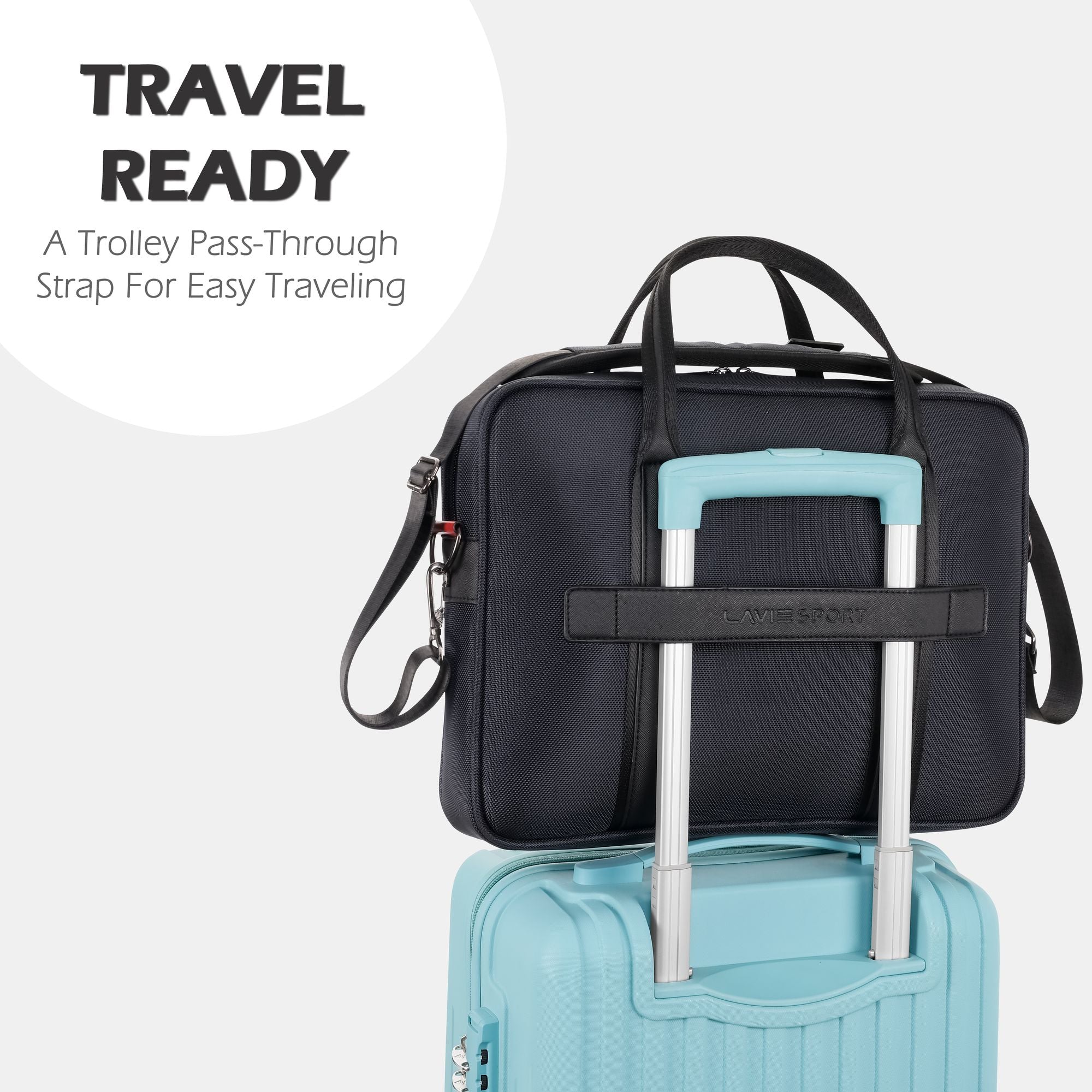 Elevate Briefcase Multifunctional Laptop Bag C.Blue/Black