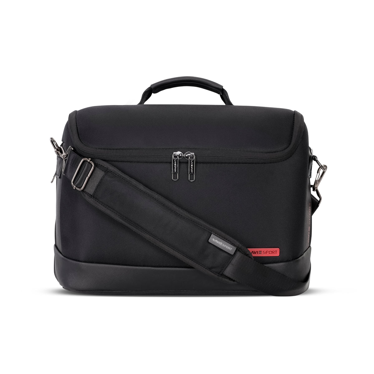 Spectra Medium Black & Black Laptop Briefcase
