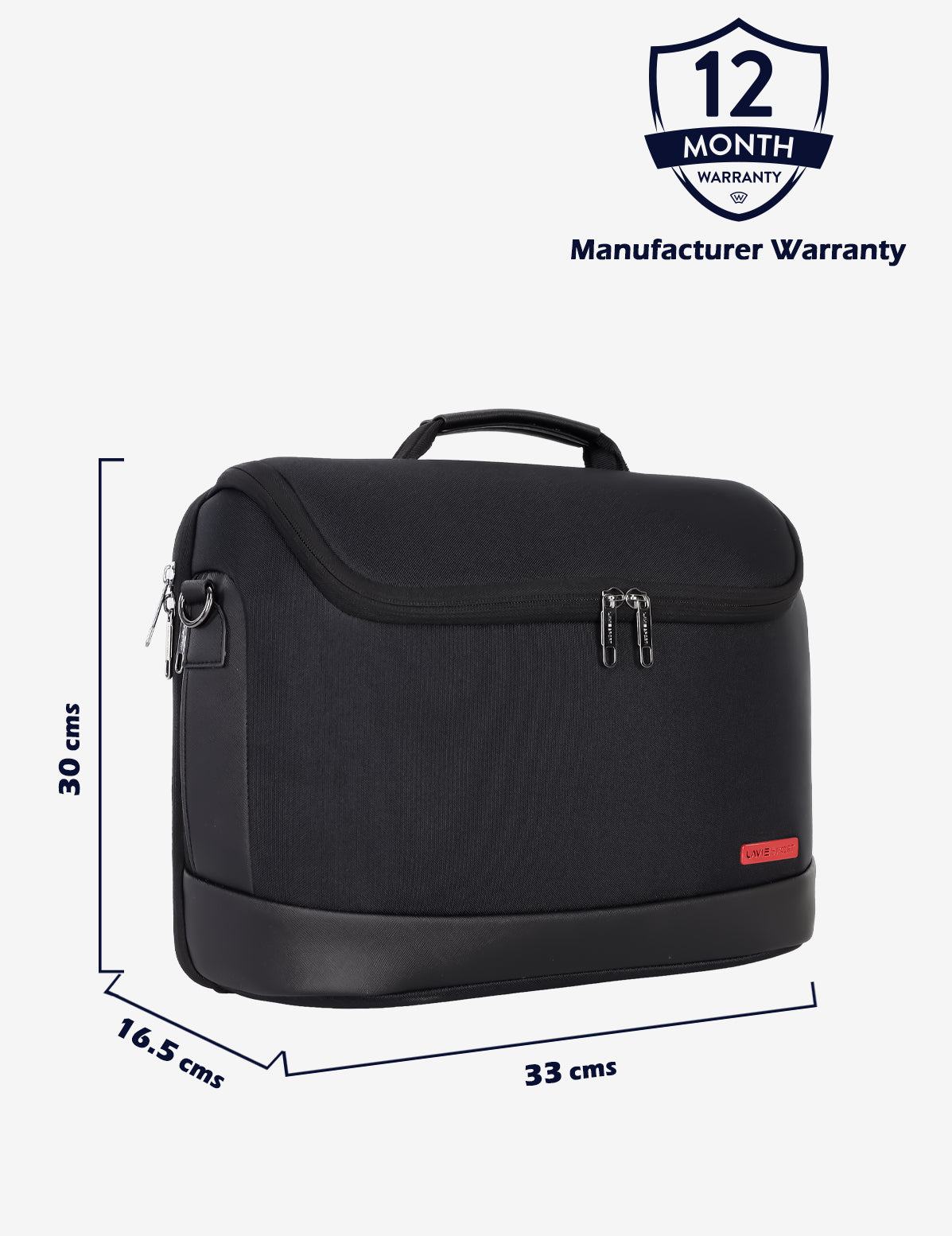 Spectra 2C Briefcase 12L Multifunctional Laptop Bag