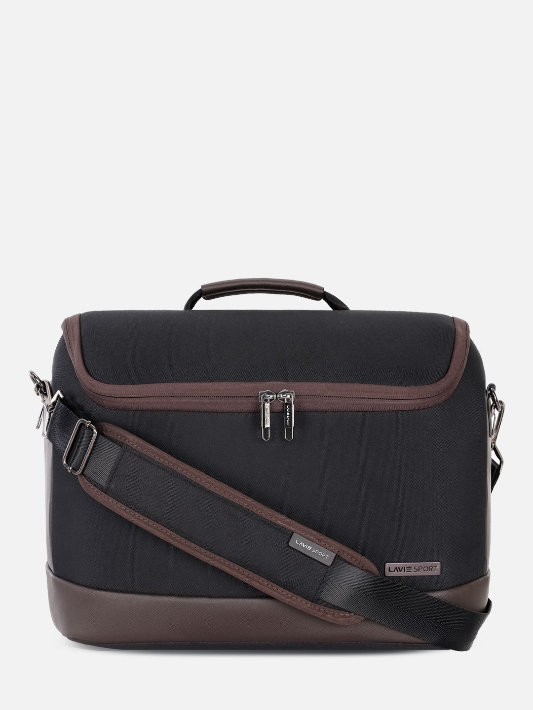 Spectra Medium Black & Choco Laptop Bag