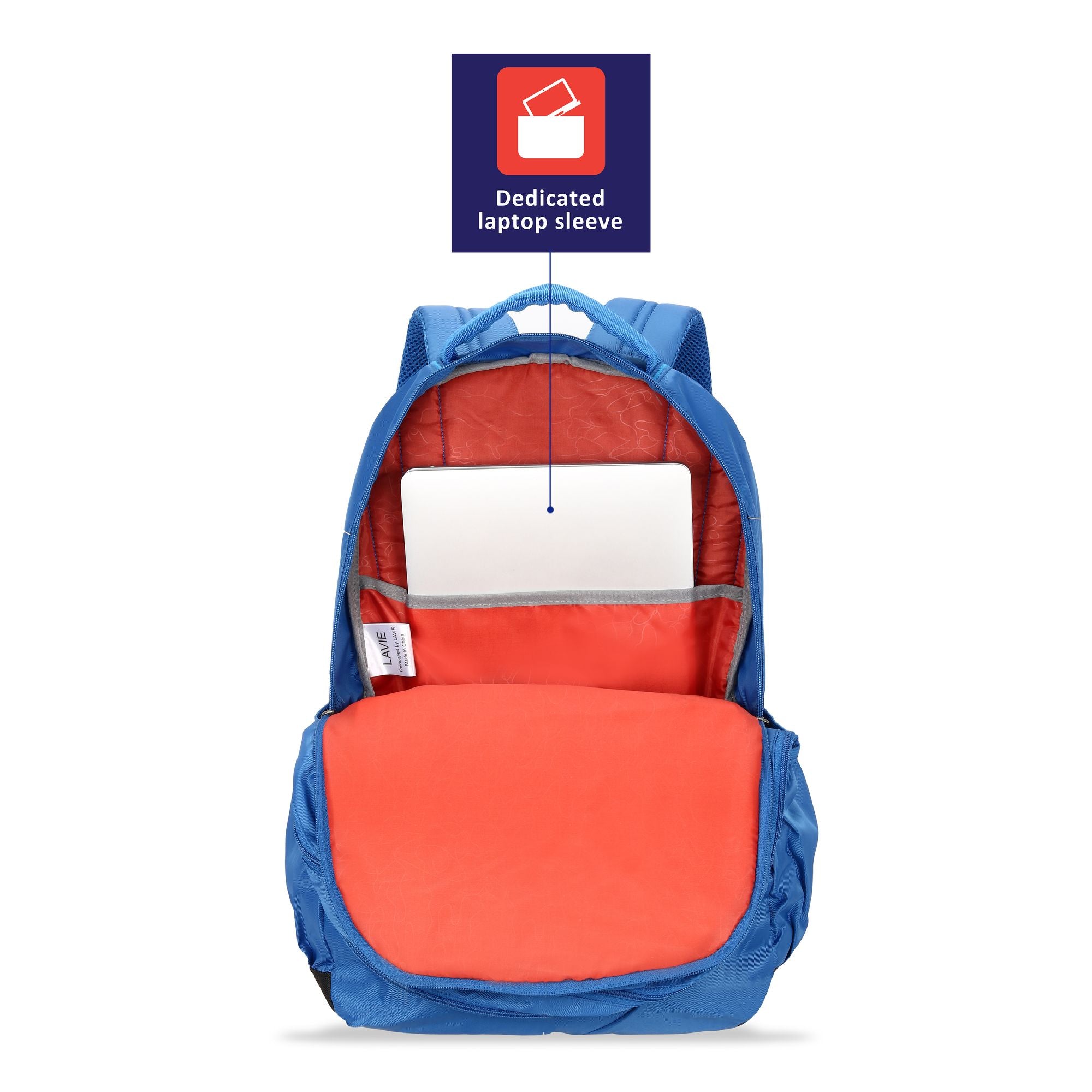 Lavie Sport Jarvis 28 Ltrs Laptop Backpack | School College Bag For Boys & Girls Blue - Lavie World