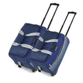 Lavie Sport Large Combo Size 53+63 Cm Litre Pixel Wheel Duffle Bag| Navy