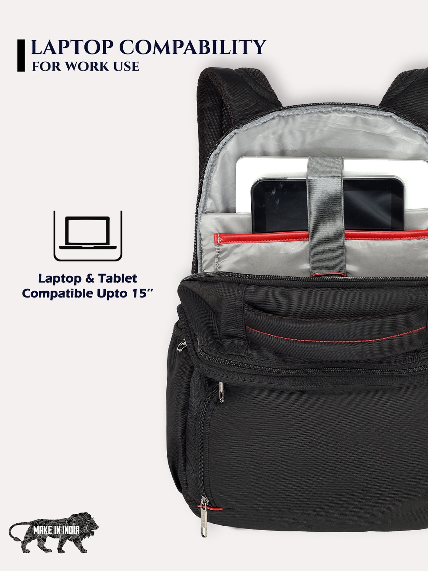Lavie_Sport_Business_Pro_32L_Laptop_Backpack_For_Men_&_Women_Black