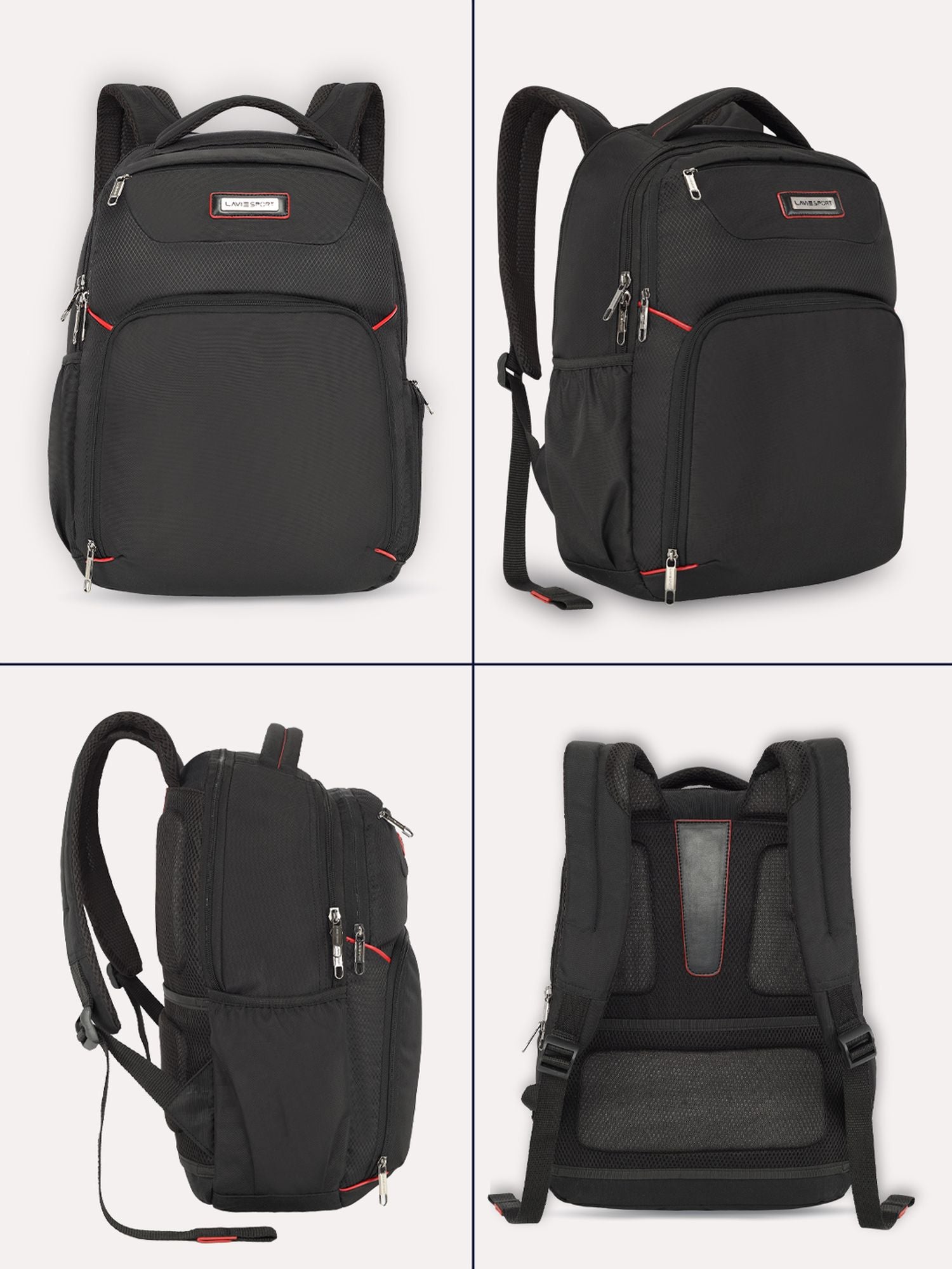 Lavie_Sport_Business_Pro_32L_Laptop_Backpack_For_Men_&_Women_Black