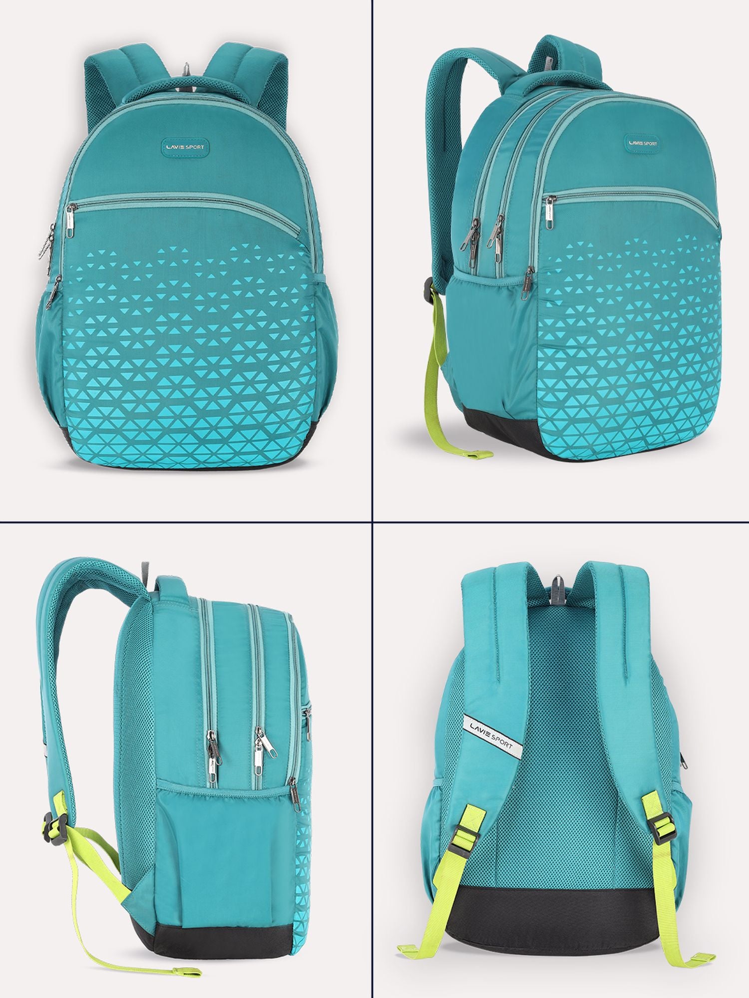 Lavie_Sport_Chrysolite_34L_Laptop_Backpack_For_Boys_&_Girls_|Unisex_Casual_Bag_for_Men_&_Women_Teal