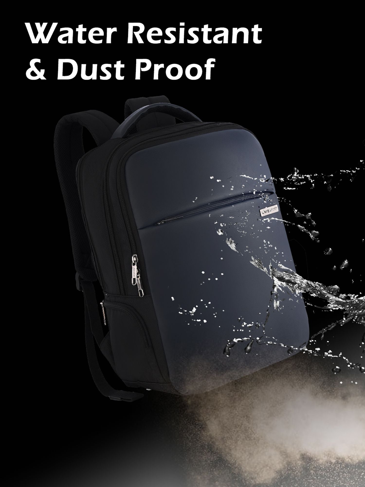 Lavie Sport Prodigy 22L Laptop Unisex Backpack For Men & Women|Casual Backpack for Girls & Boys Navy - Lavie World