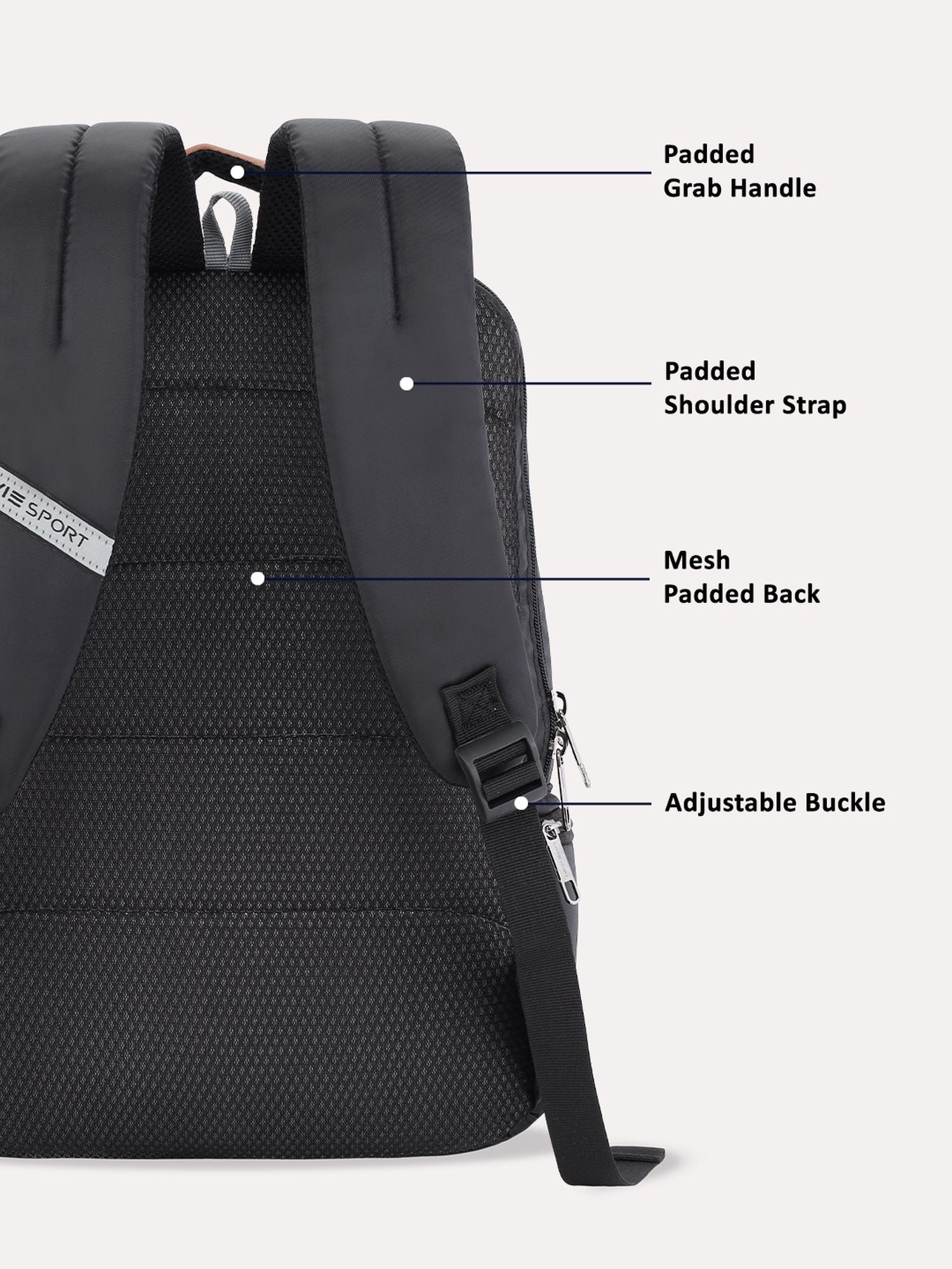 Lavie_Sport_Prodigy_22L_Laptop_Unisex_Backpack_For_Men_&_Women|Casual_Backpack_for_Girls_&_Boys_Tan