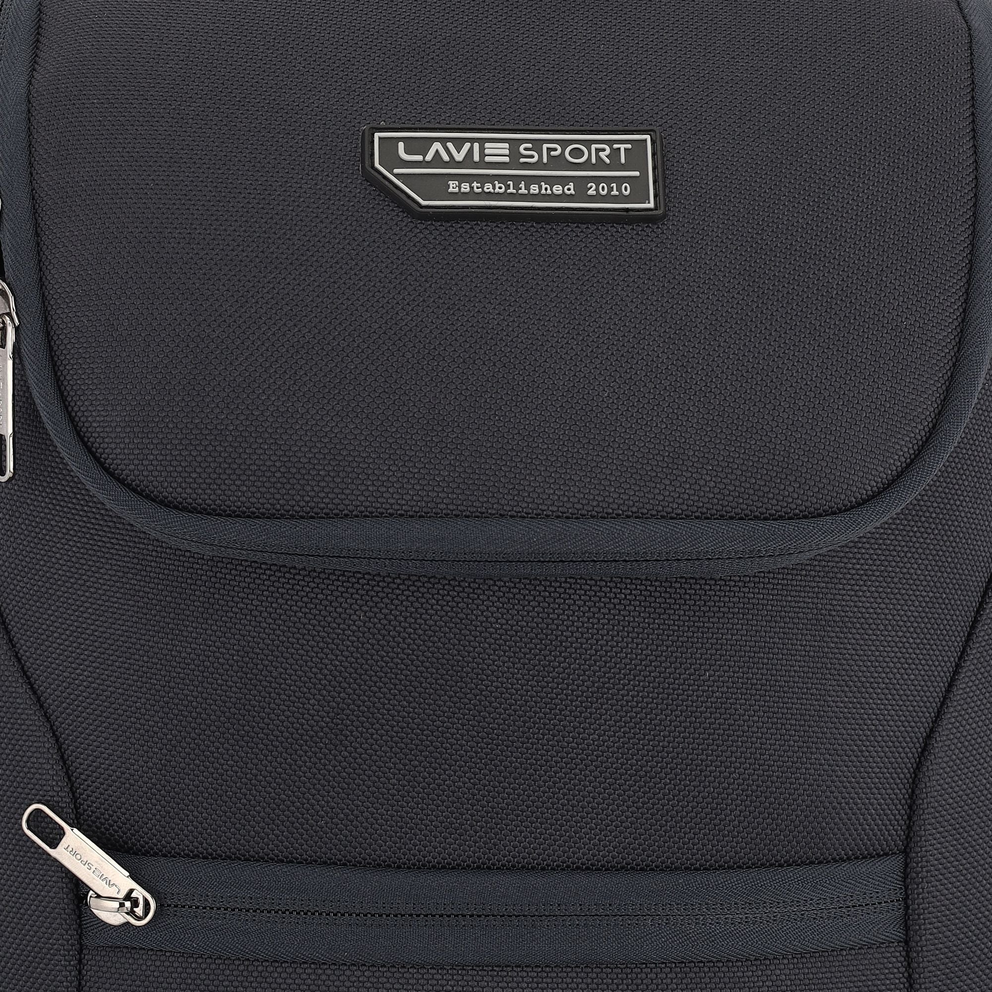 Lavie Sport Emperor 32L Anti-theft & Laptop Backpack For Men & Women |Boys & Girls Navy/Brown - Lavie World