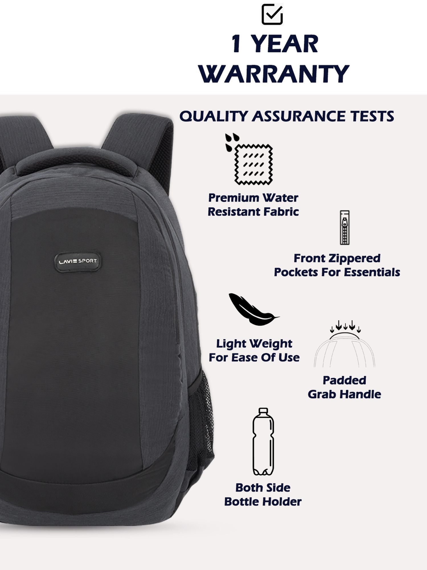 Lavie_Sport_Pinnacle_34L_Laptop_Backpack_For_Men_&_Women_|_College_Bag_For_Boys_&_Girls_Black