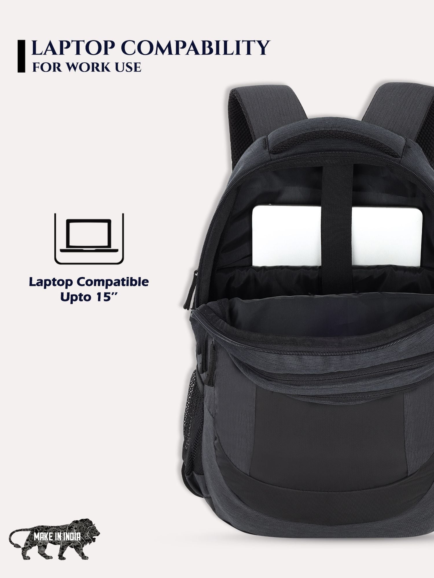 Lavie_Sport_Pinnacle_34L_Laptop_Backpack_For_Men_&_Women_|_College_Bag_For_Boys_&_Girls_Black