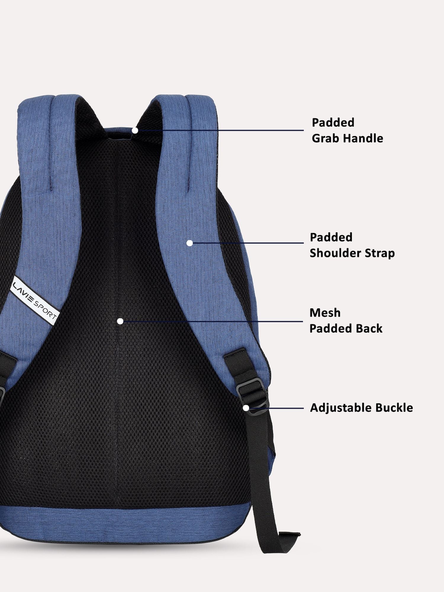 Lavie Sport Pinnacle 34L Laptop Backpack For Men Women College Bag Lavie World