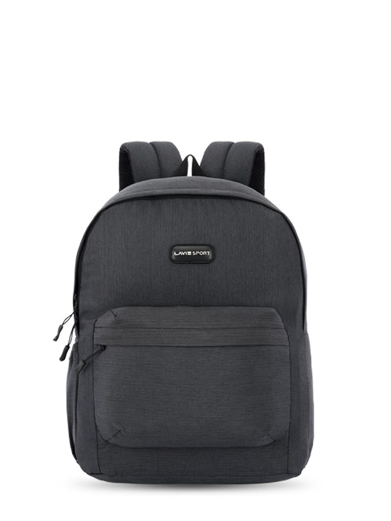 Lavie Sport 18L Crown Unisex Laptop Backpack for Girls and Boys Black