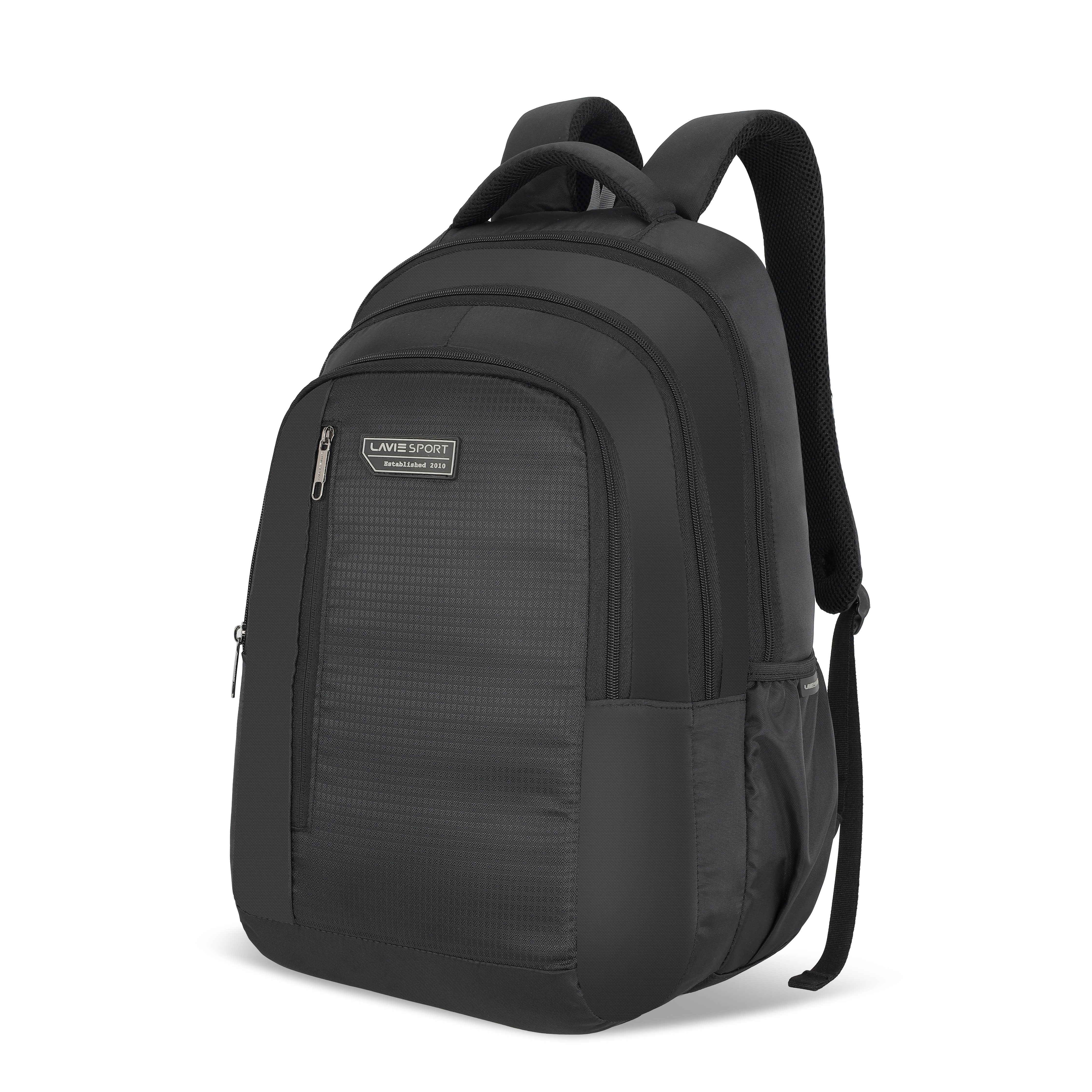Lavie Sport Thunder 46L Laptop Backpack For Men & Women Black