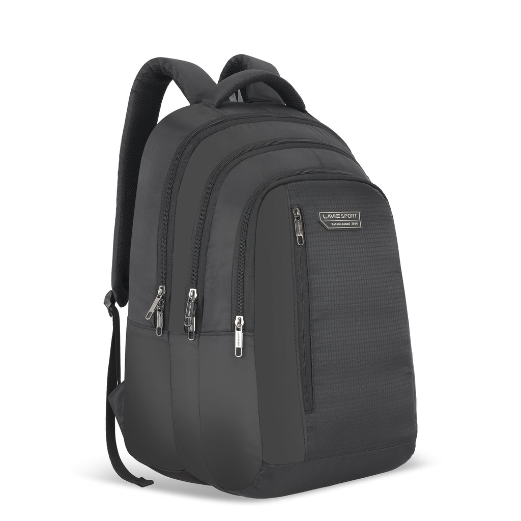 Lavie Sport Thunder 46L Laptop Backpack For Men & Women Black
