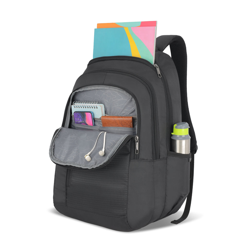 Lavie Sport Thunder 46L Laptop Backpack For Men & Women Black