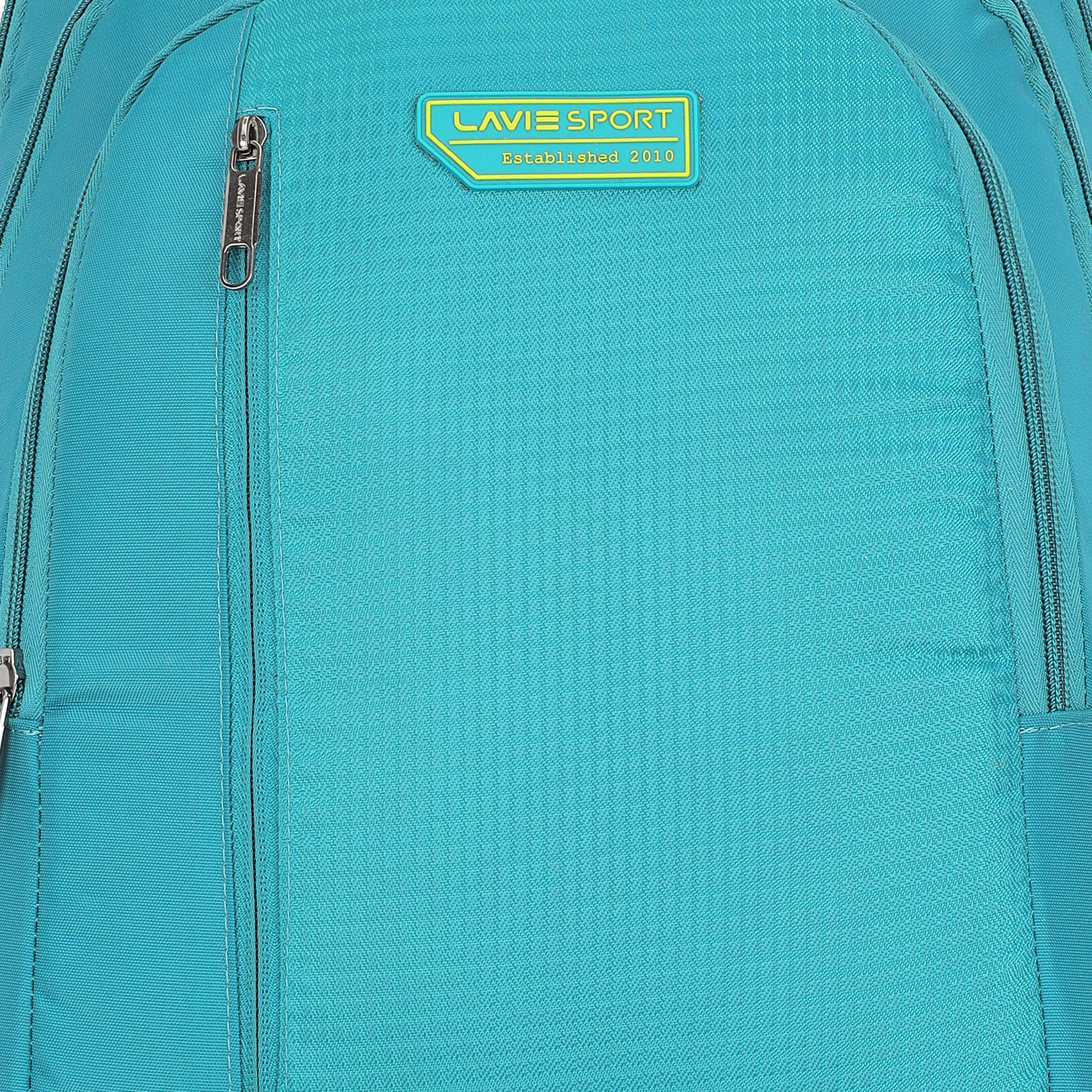 Lavie Sport Thunder 46L Laptop Backpack For Men & Women Teal