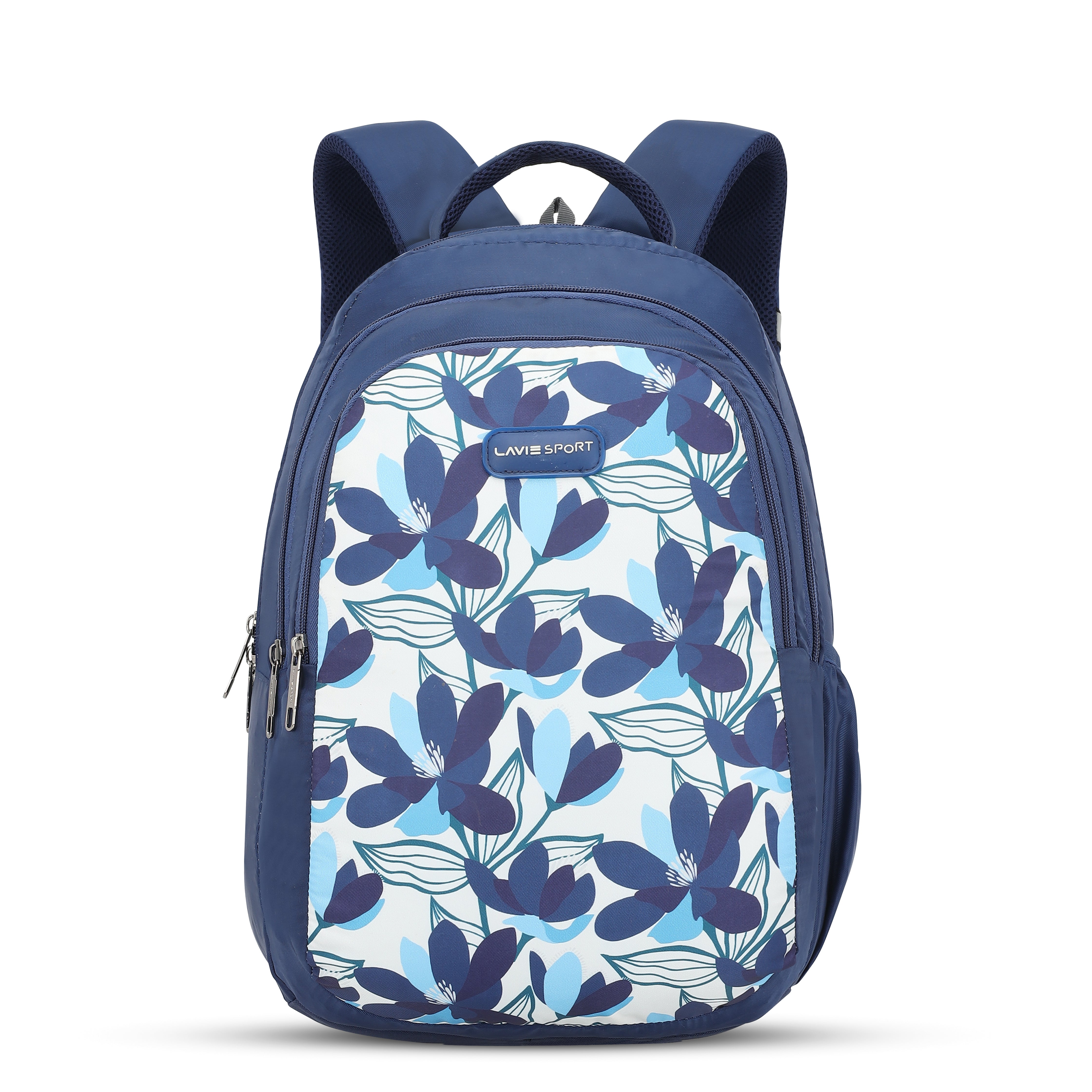 Lavie Sport Carolina 26L Printed 17" School Backpack for Girls (Navy)