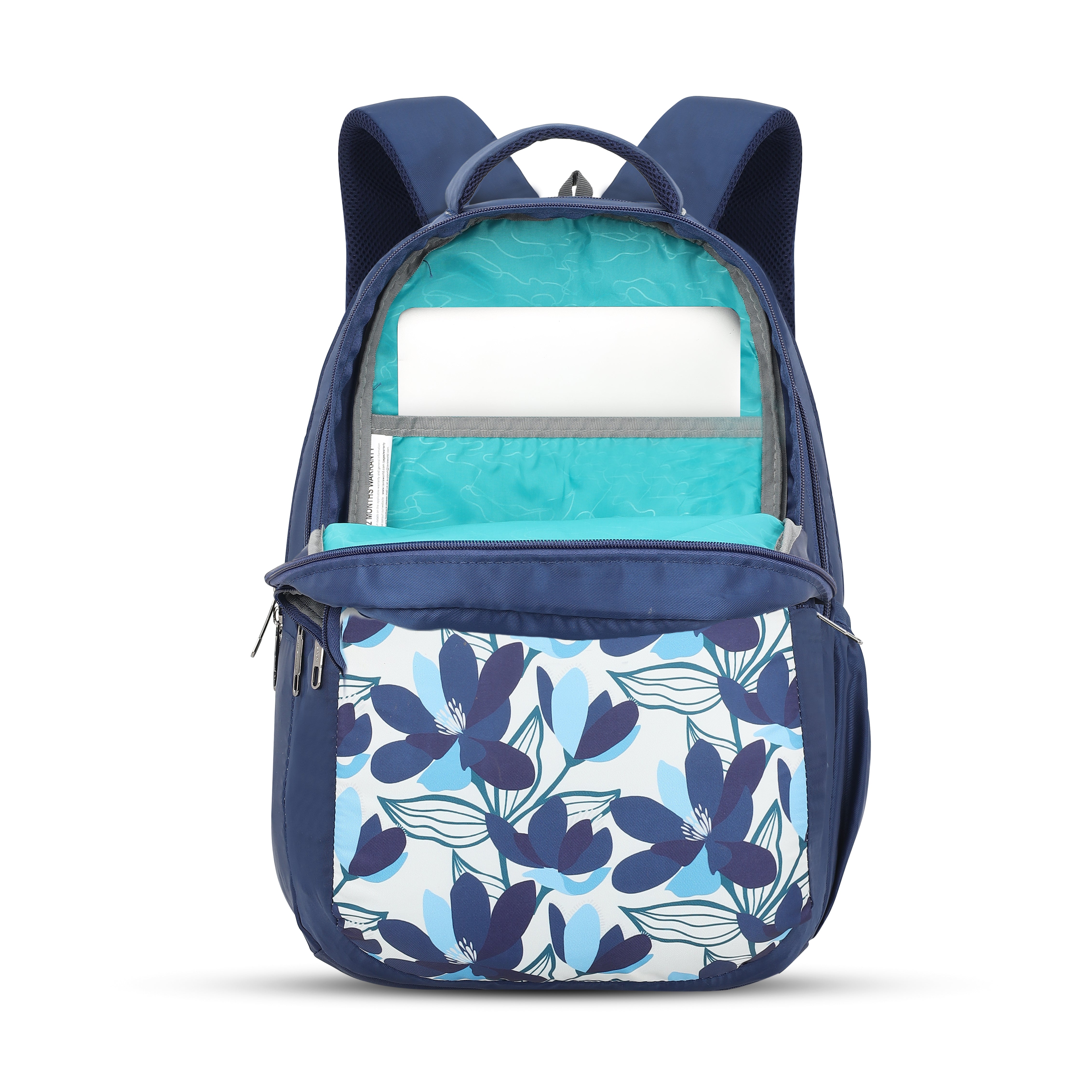 Lavie Sport Carolina 26L Printed 17" School Backpack for Girls (Navy)