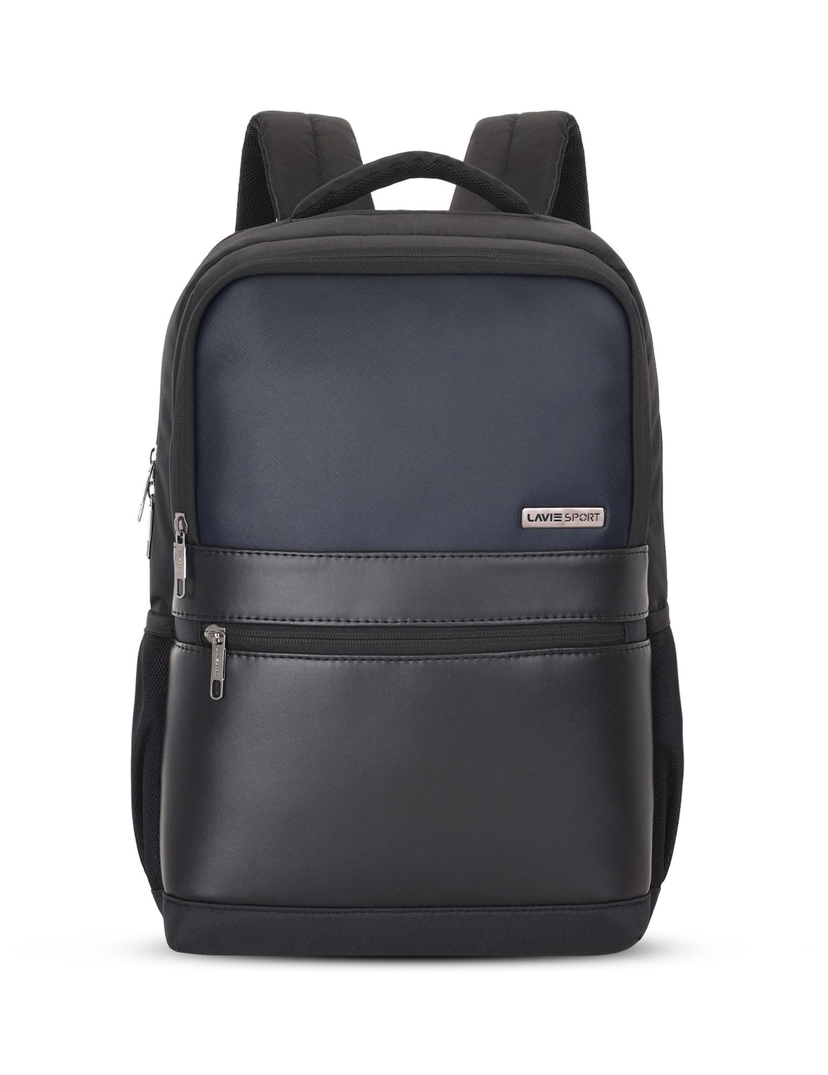 Lavie Sport Pioneer 24L Laptop Backpack with Trolley Sleeve For Men & Women Black/Navy