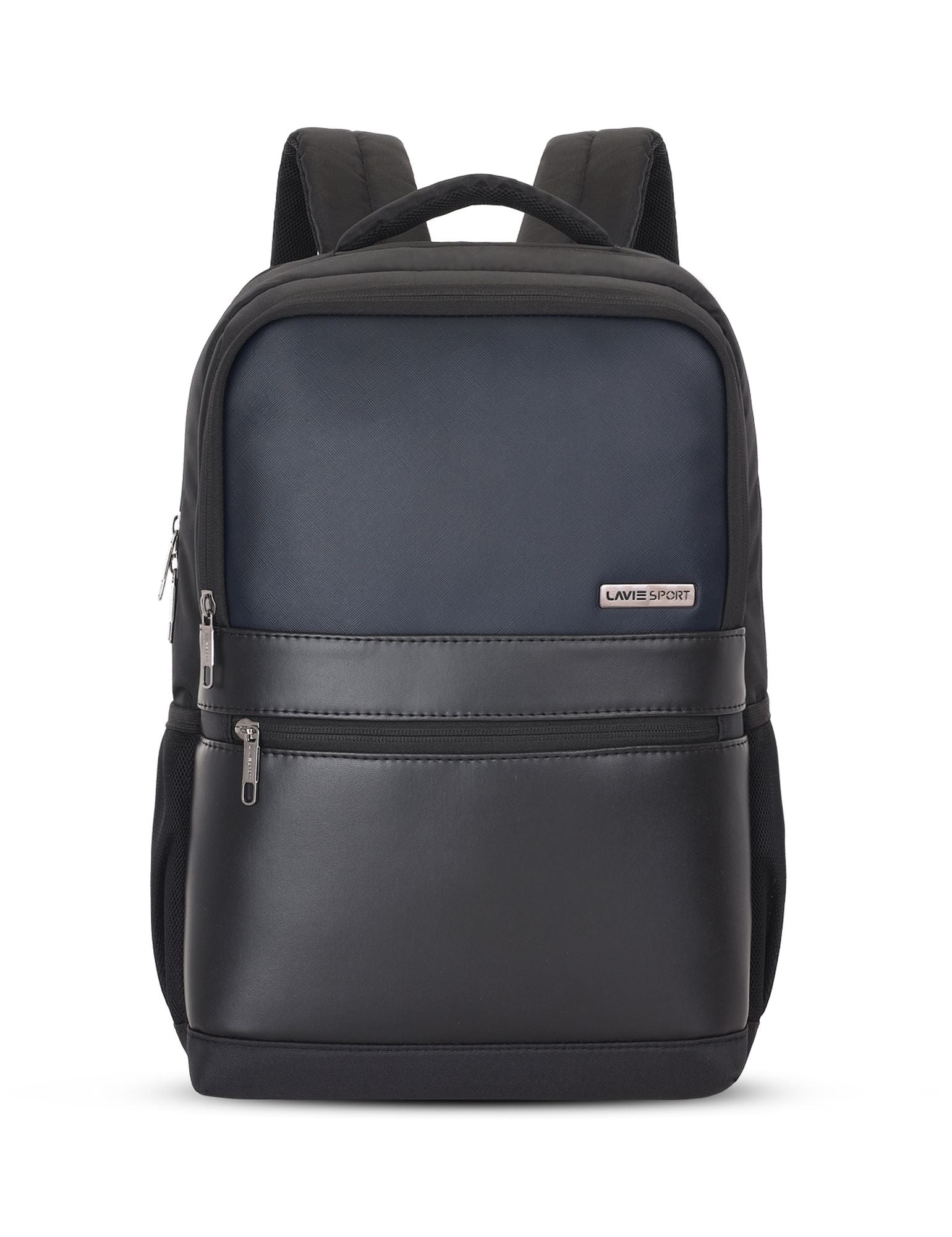 Lavie Sport Pioneer 24L Laptop Backpack with Trolley Sleeve For Men & Women Black/Navy