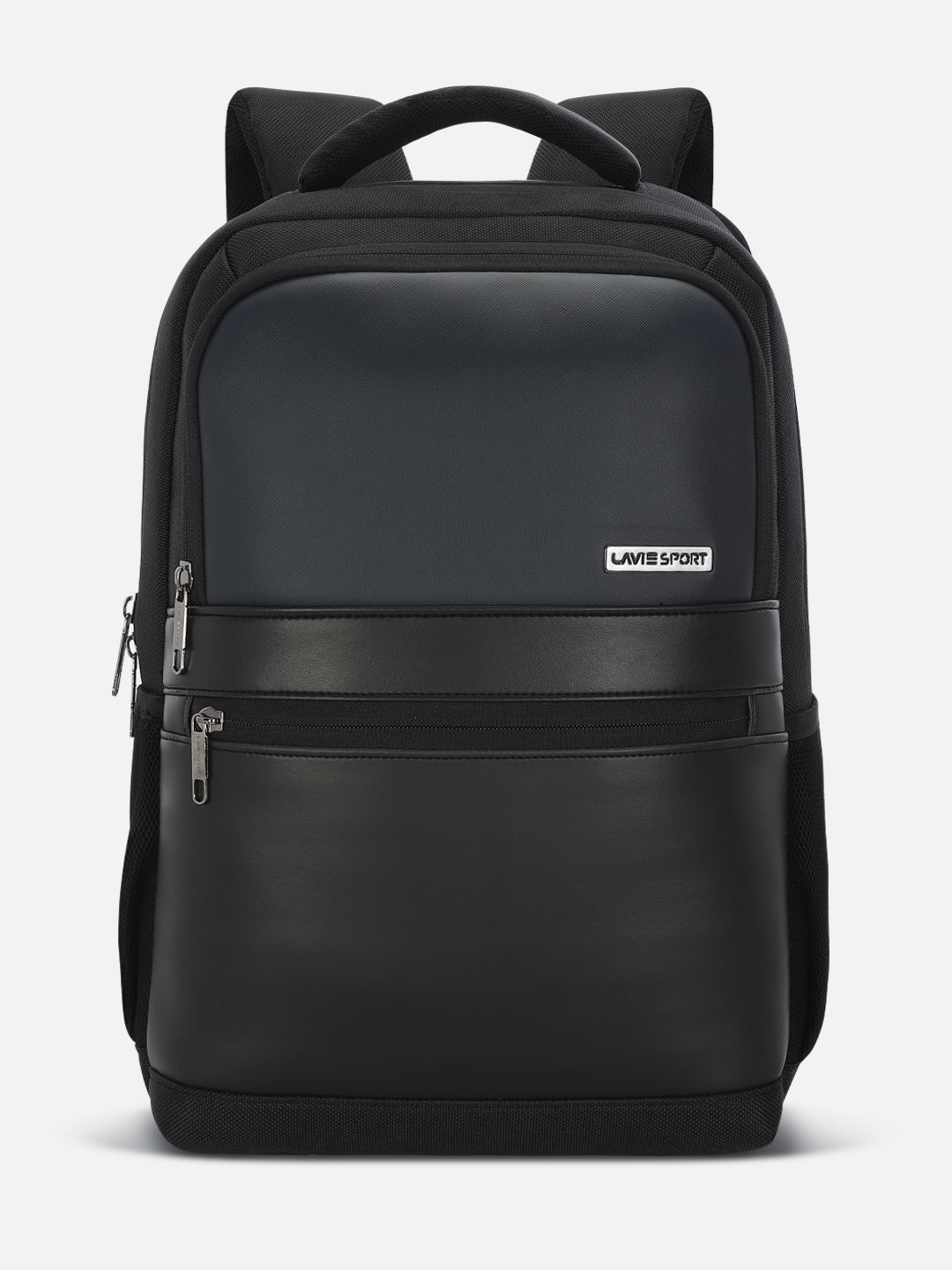 Pioneer Medium Black & Navy Backpack