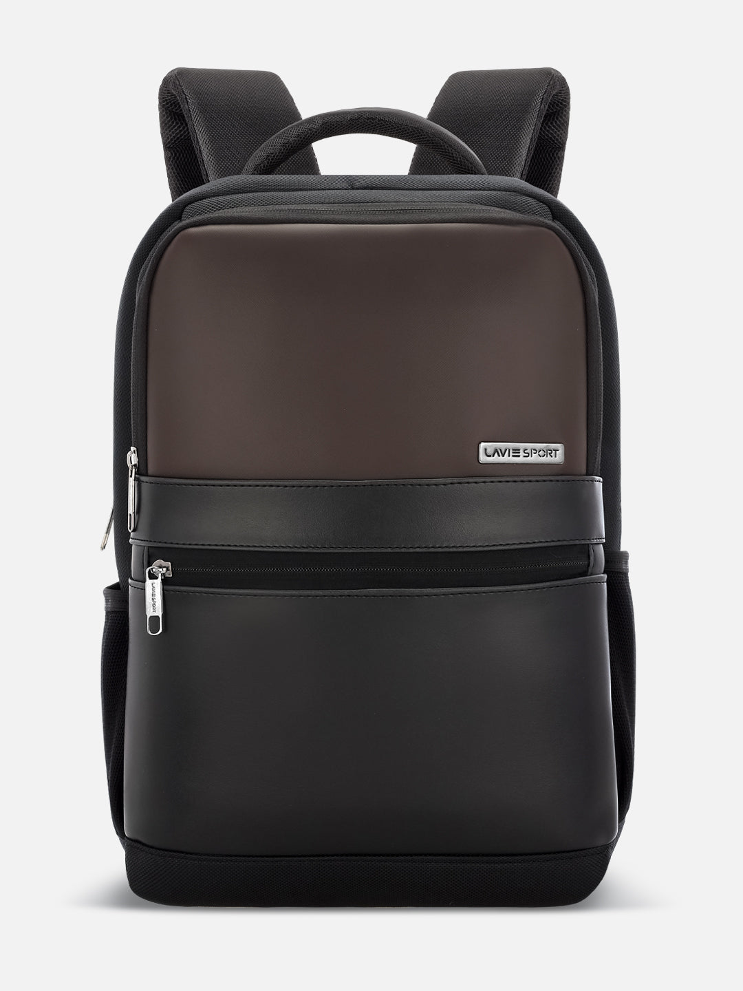Pioneer Medium Black & Choco Laptop Backpack