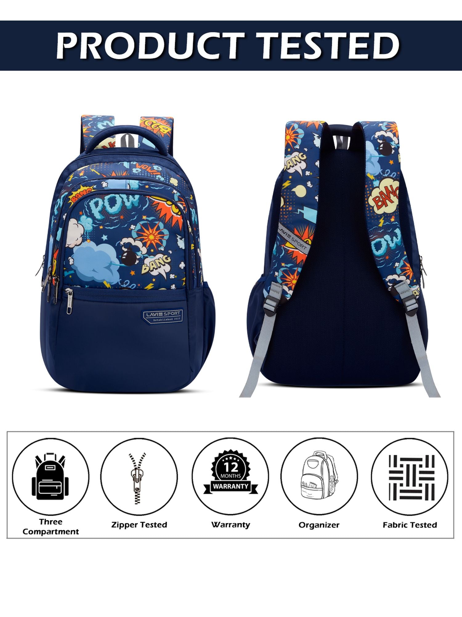 Boom Backpack Navy