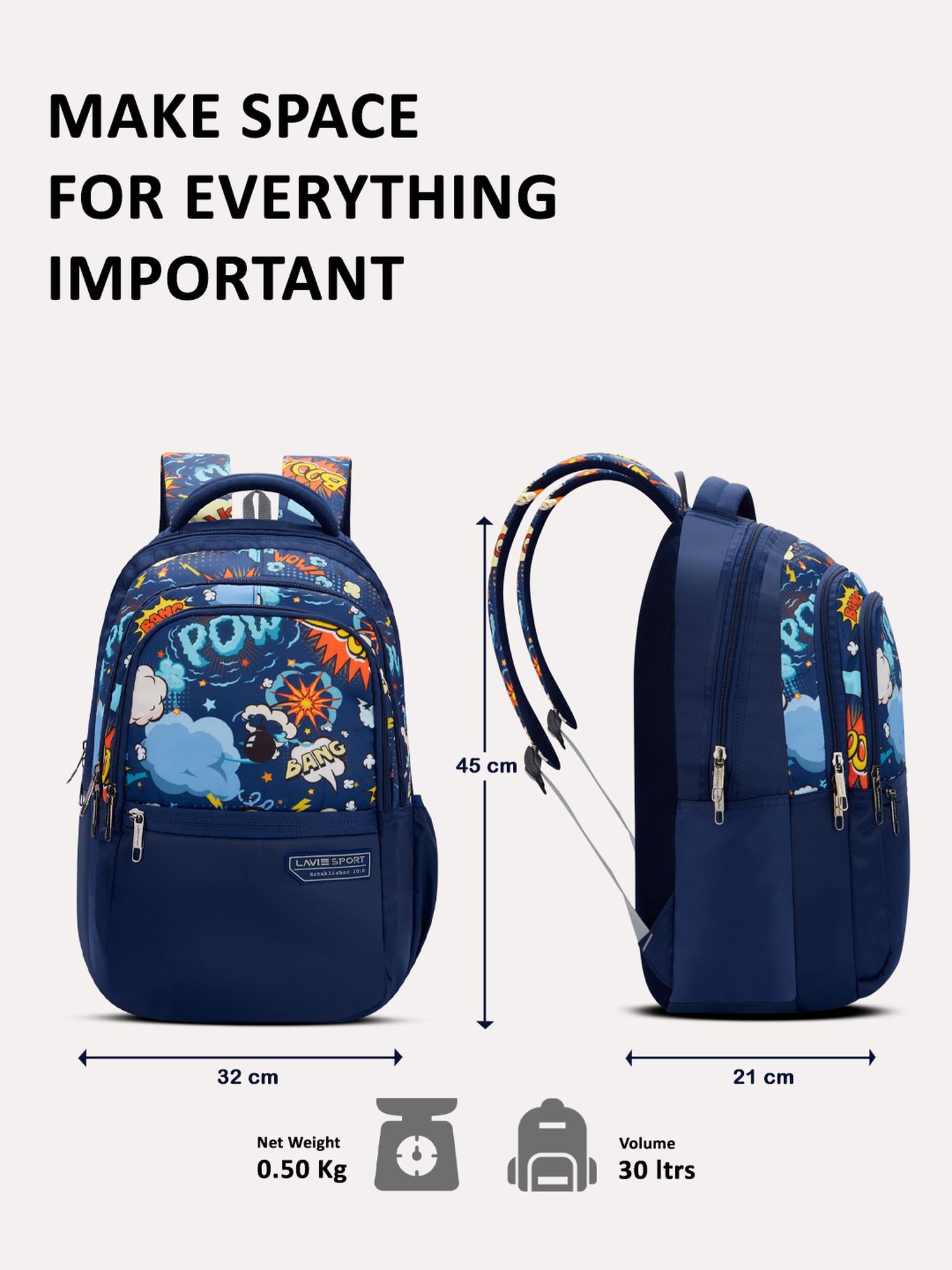 Boom Backpack Navy