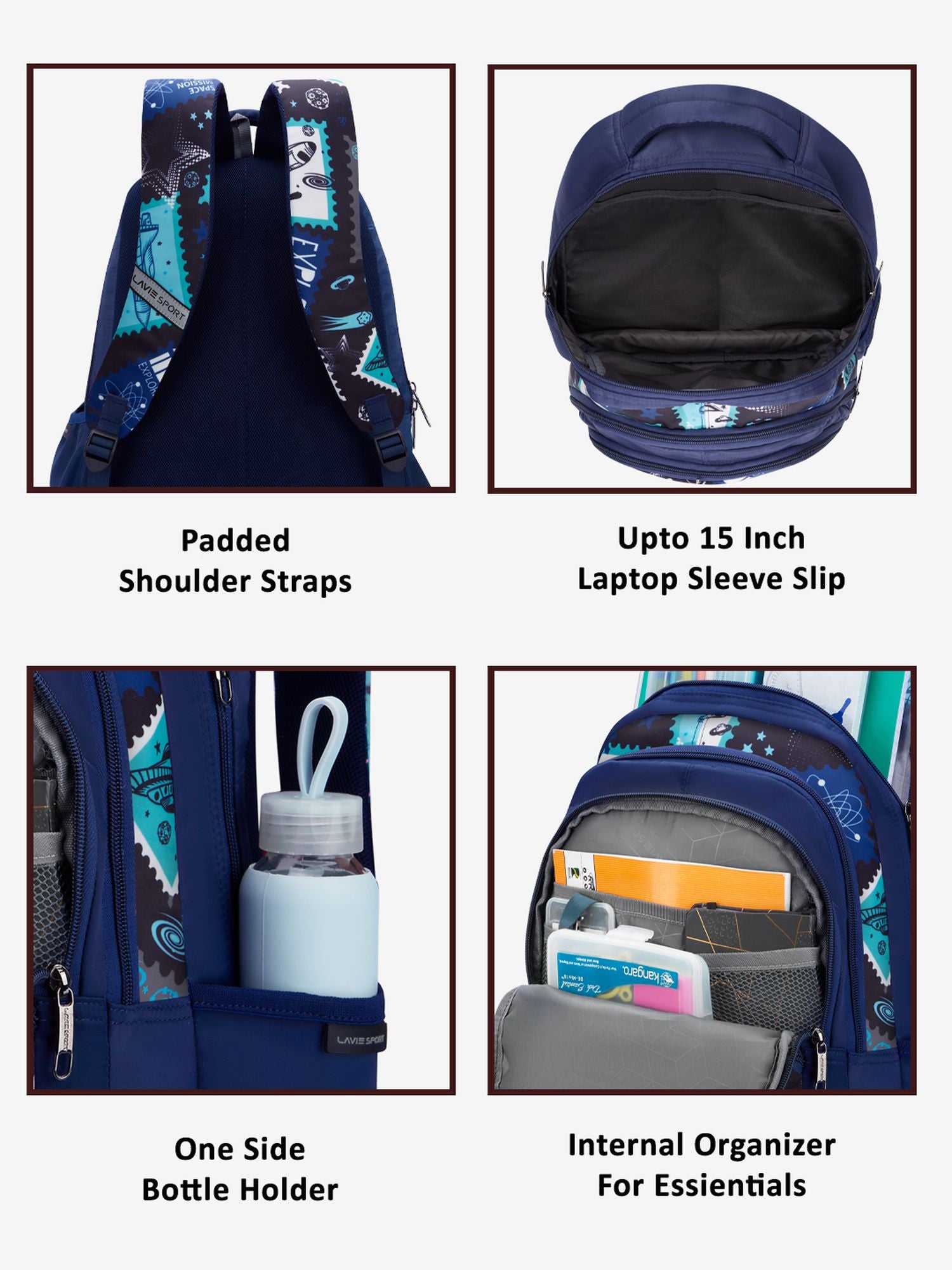 Spaceship Backpack Navy