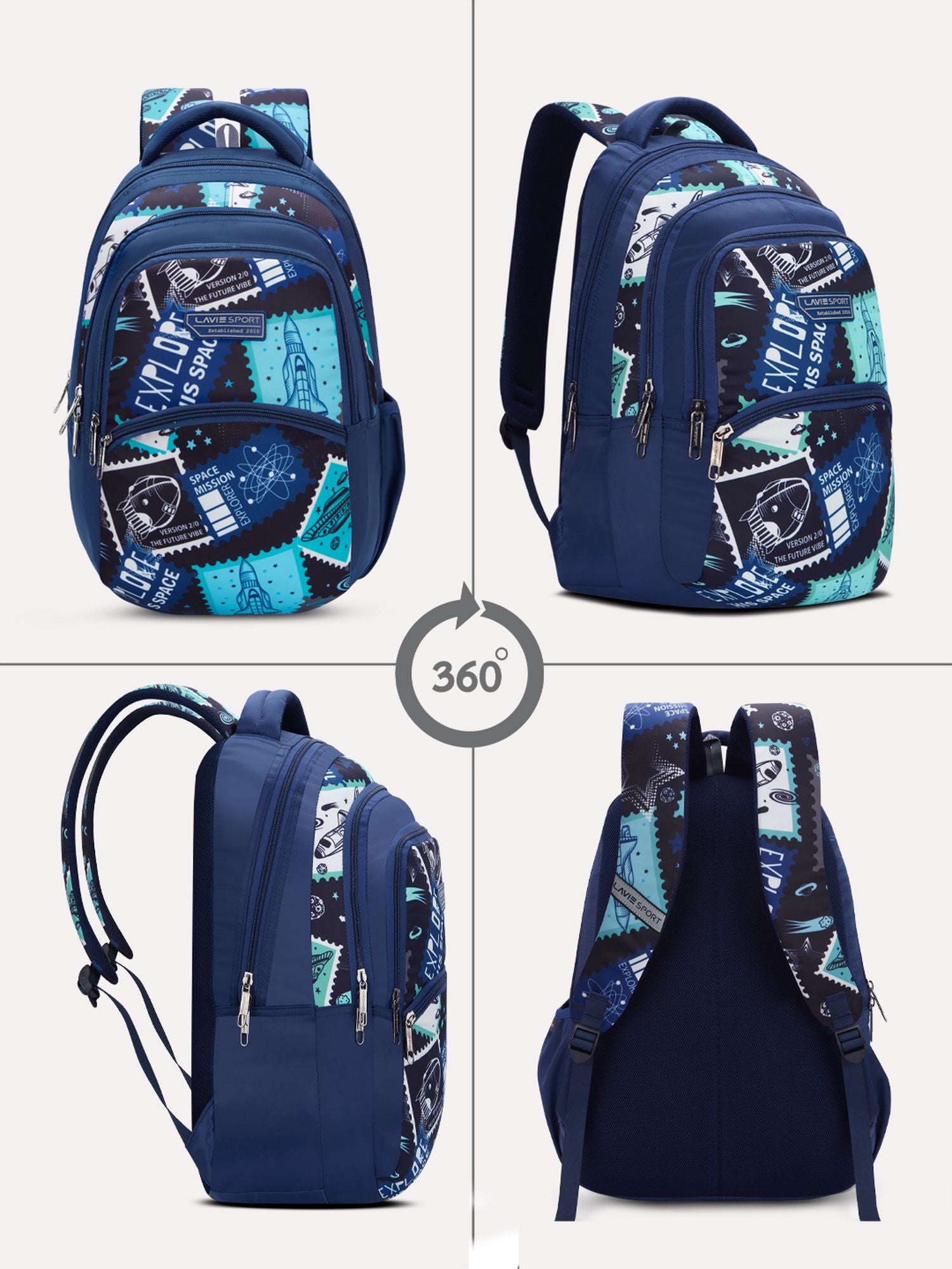 Spaceship Backpack Navy