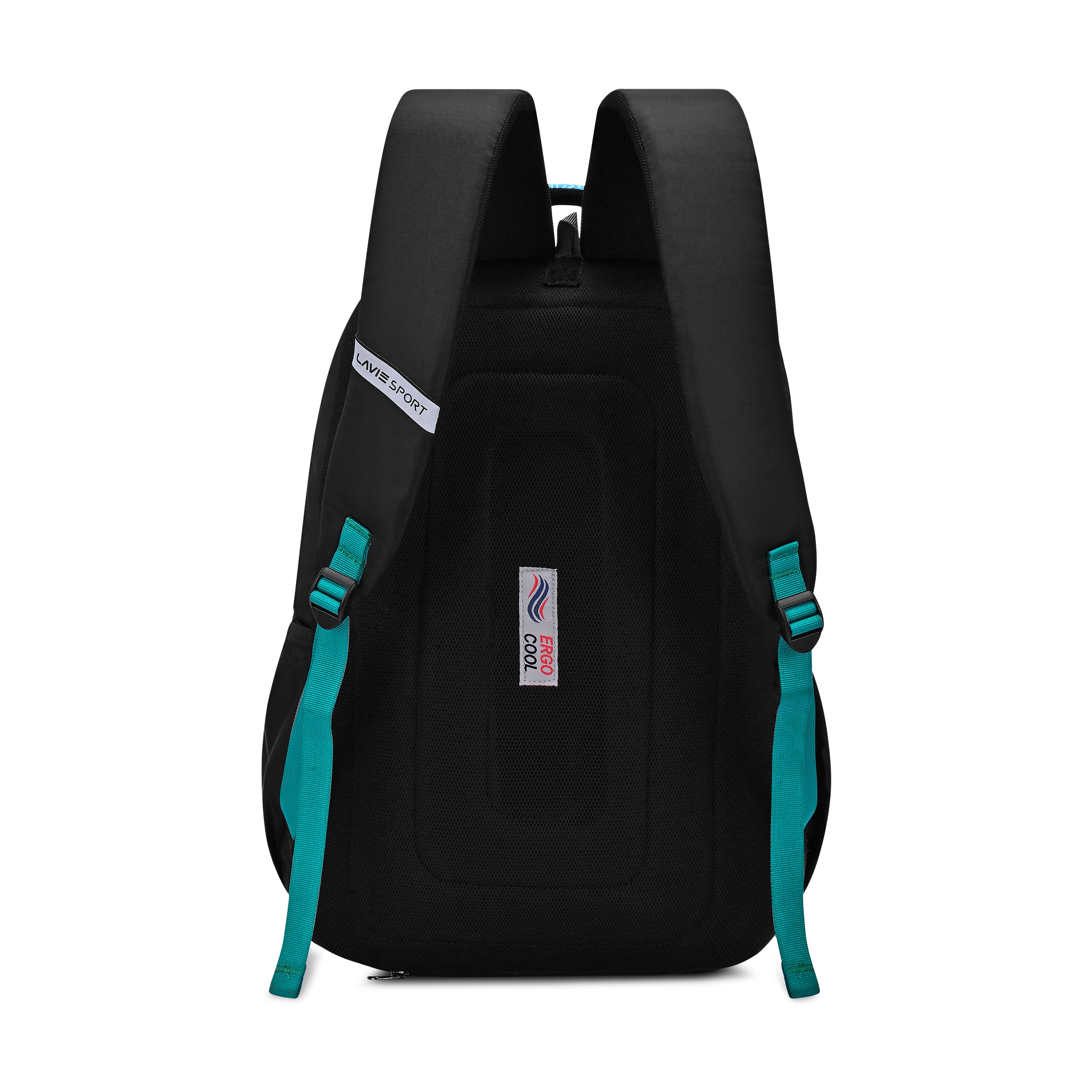 Lavie Sport 35L Girlpower Backpack | Laptop Compatiable | Raincover (Black)