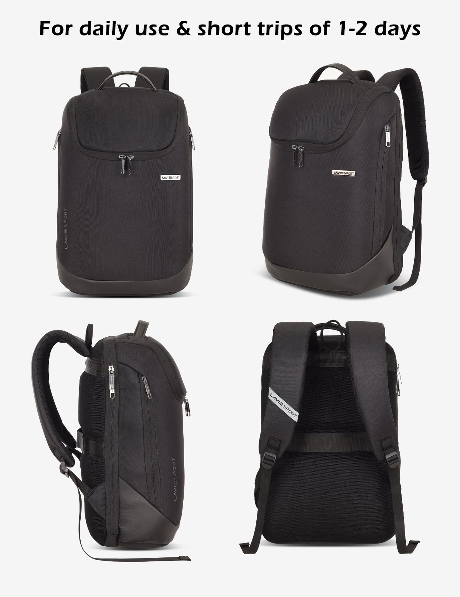 Duke Backpack Laptop Compatible Black/Black